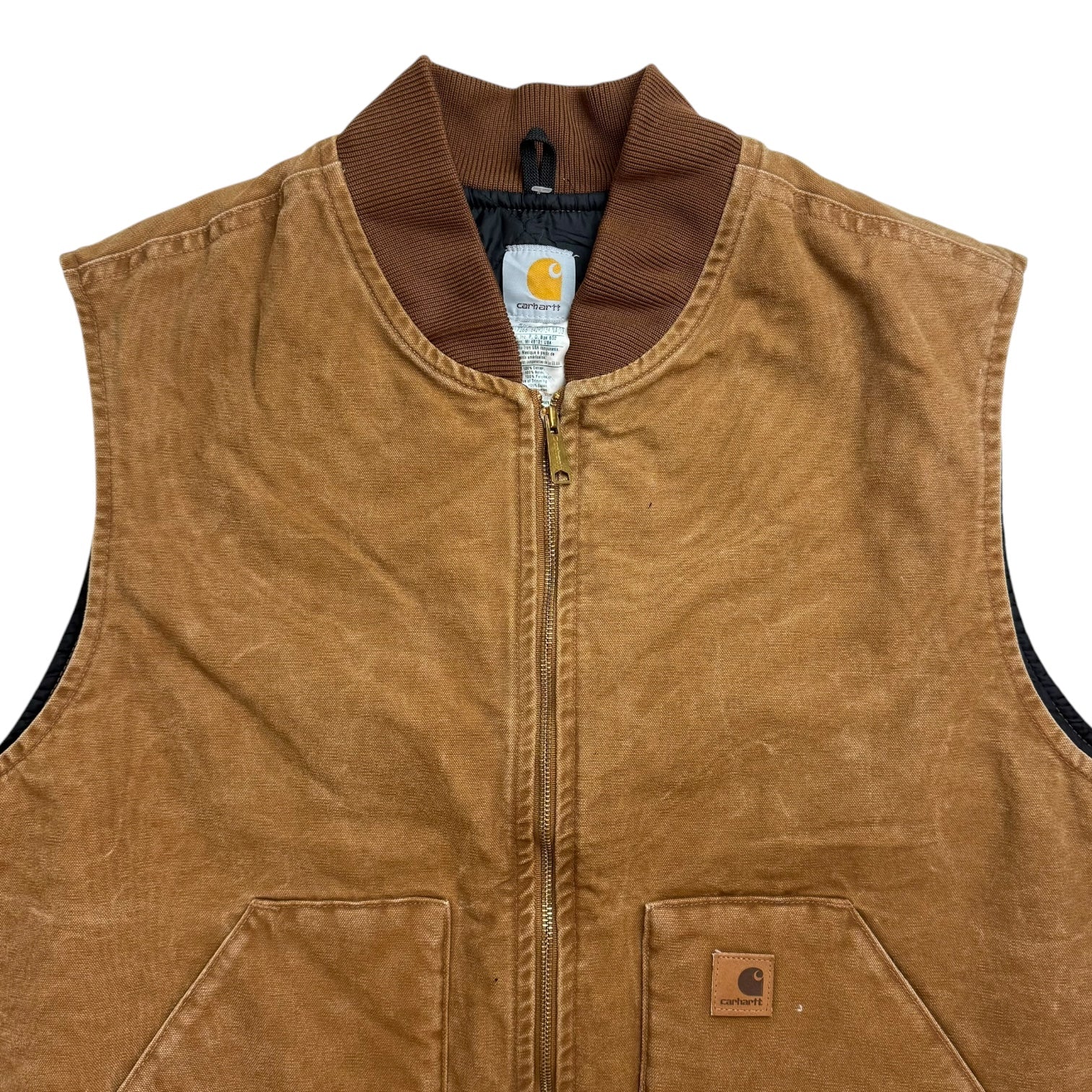 Vintage Carhartt Chore Vest Tan