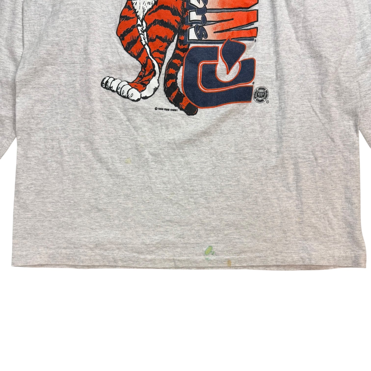 1993 Clemson Tigers Hoodie Grey/Blue