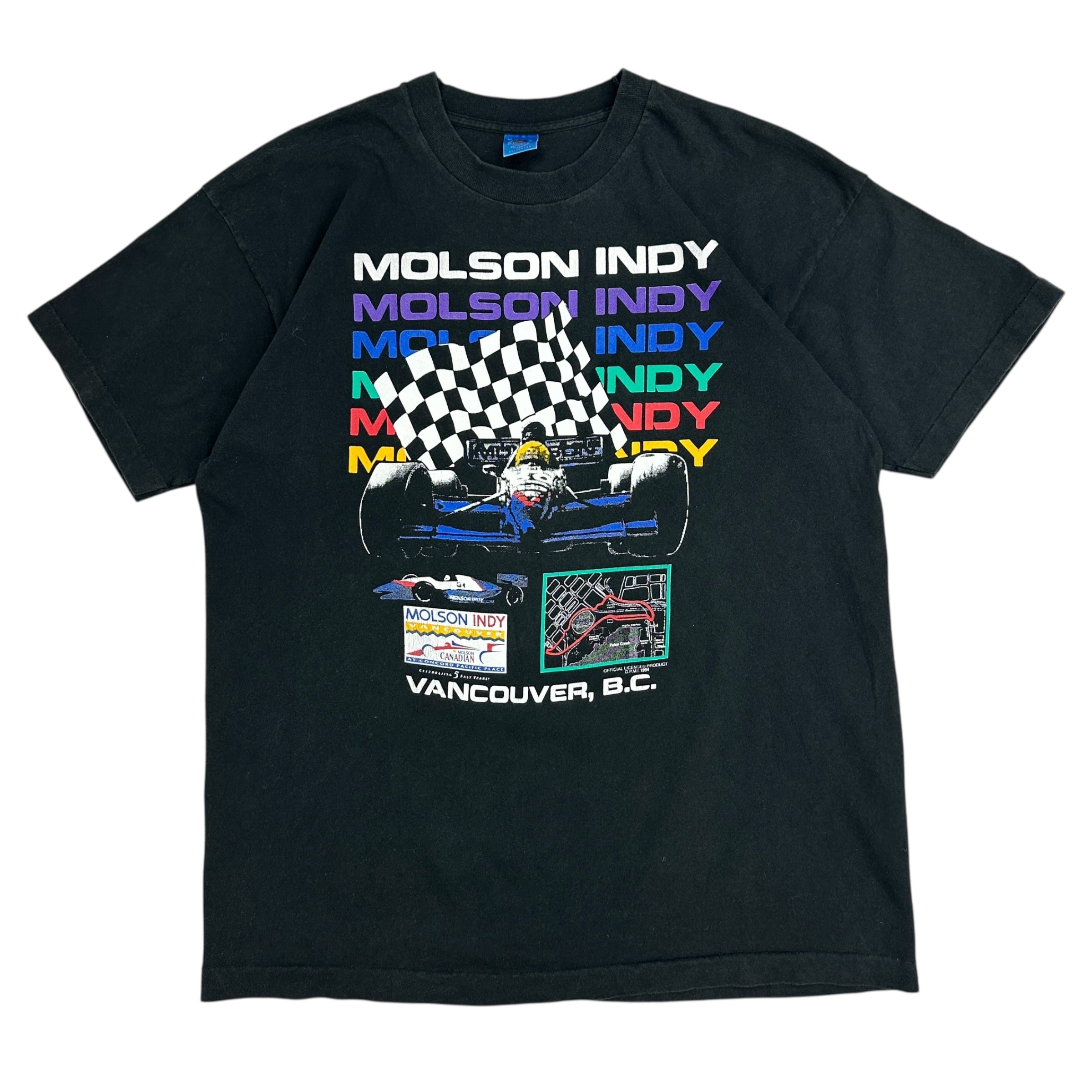 1994 Molson Indy Vancouver Racing Tee Black