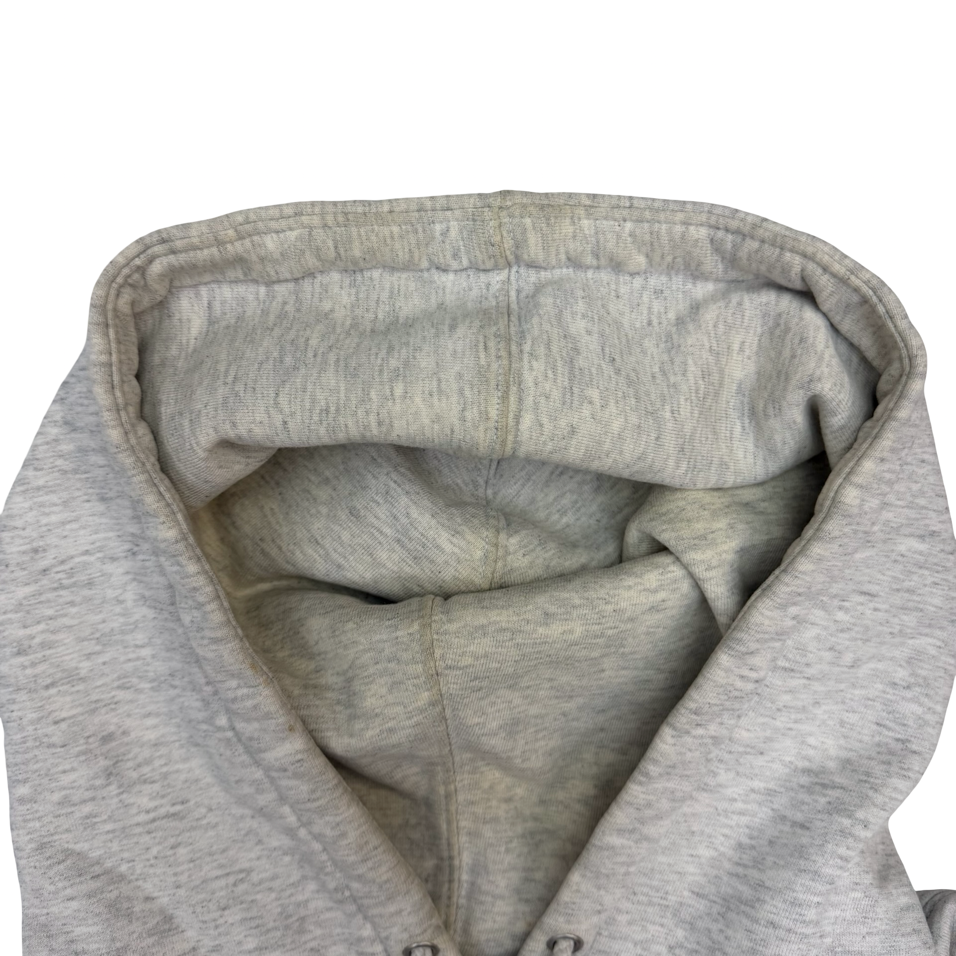 Stussy Flight Embroidered Hoodie Ash Grey