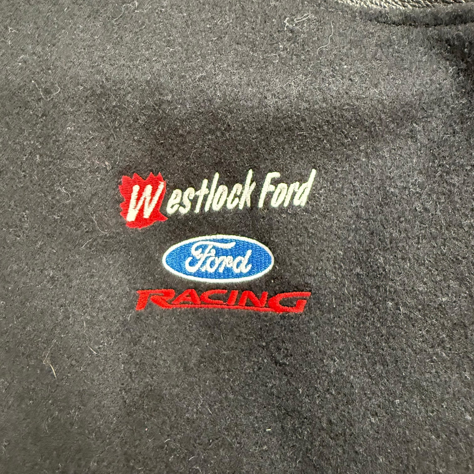 Vintage Ford Racing Bomber Jacket Black