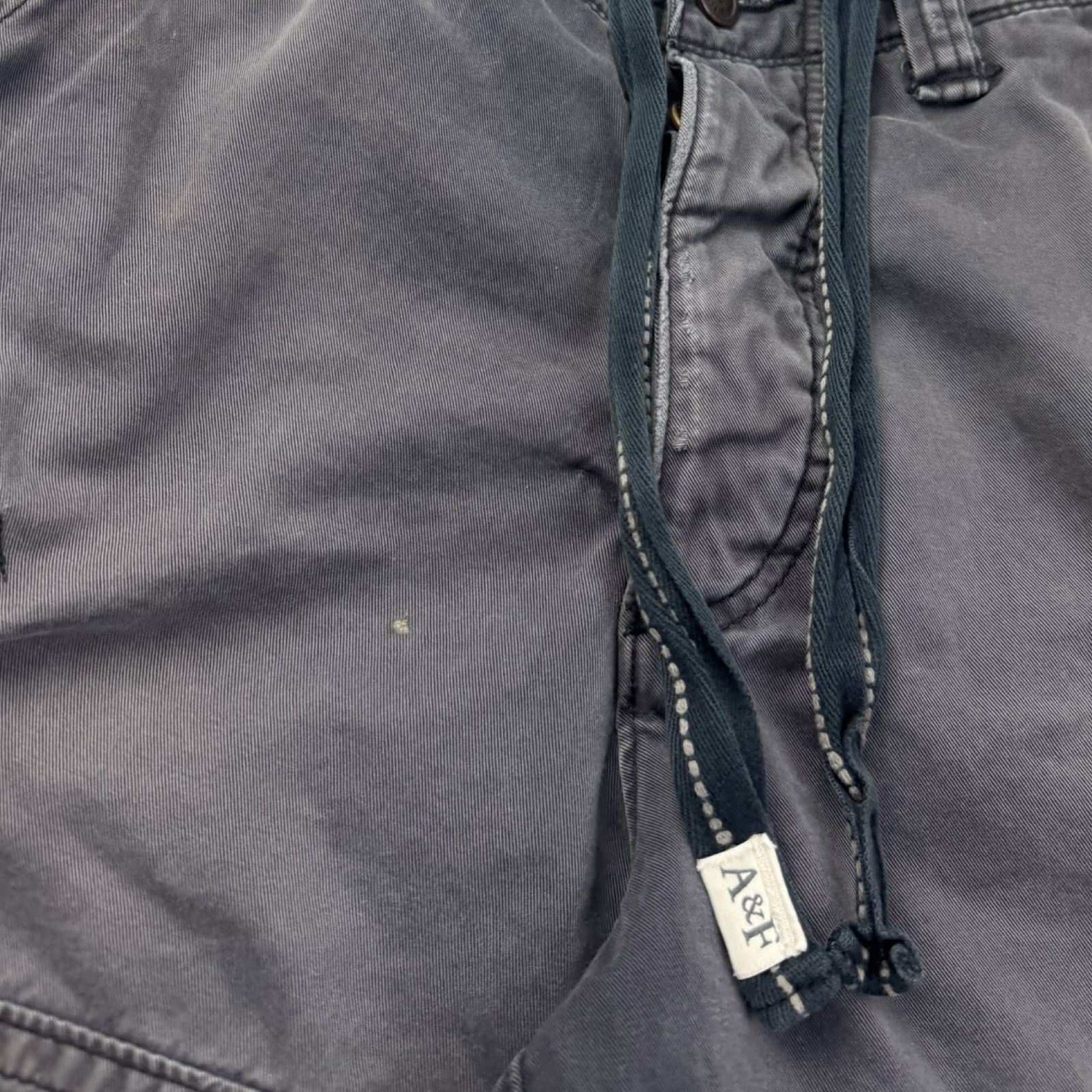 Vintage Abercrombie & Fitch Cargo Shorts Faded Navy