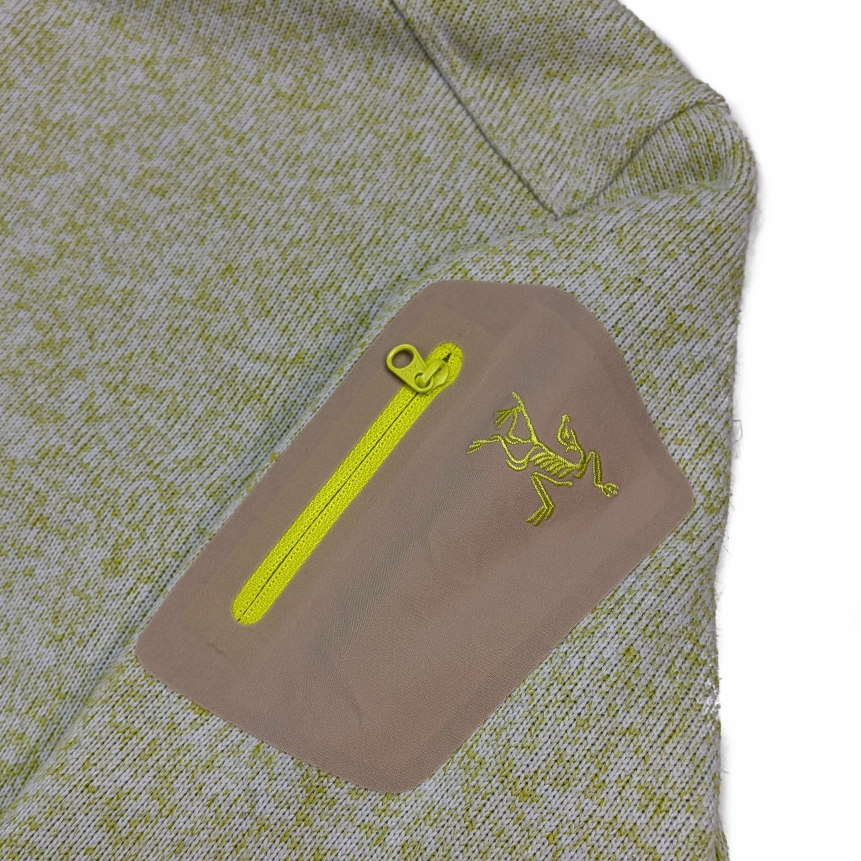 (W) Vintage Arc’teryx Covert Quarter Zip Key Lime/White