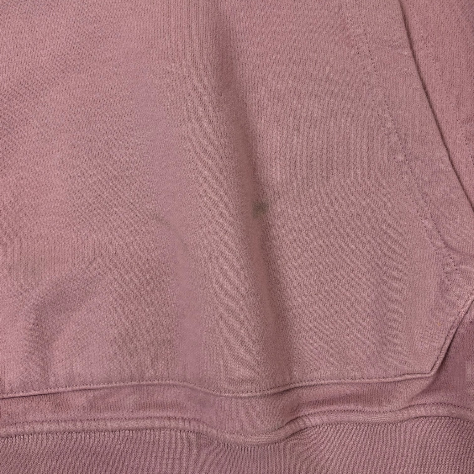 Stone Island Brushed Cotton Fleece Hoodie Pink