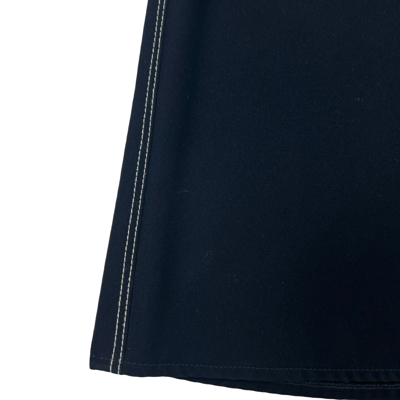 (W) Louis Vuitton Chain Stitch Skirt Black