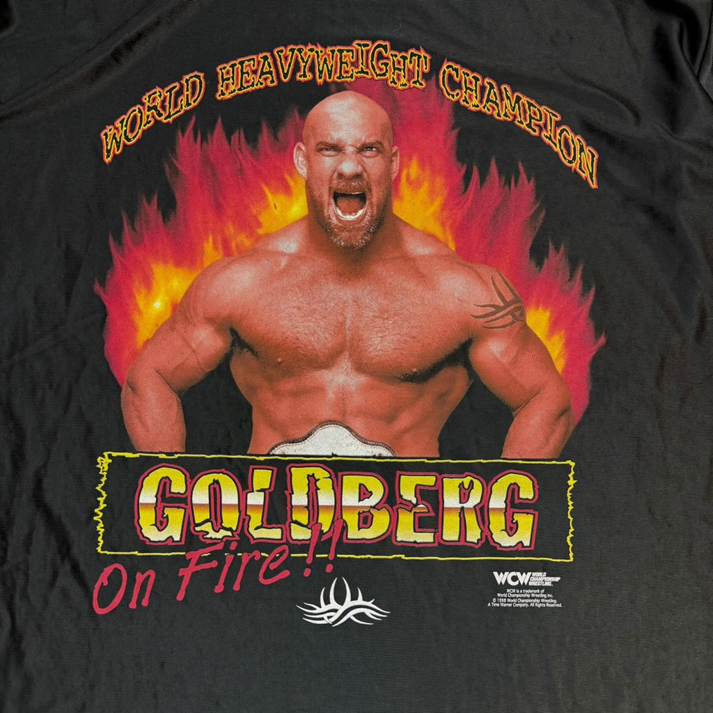 Vintage 1998 WCW Goldberg Jersey Black