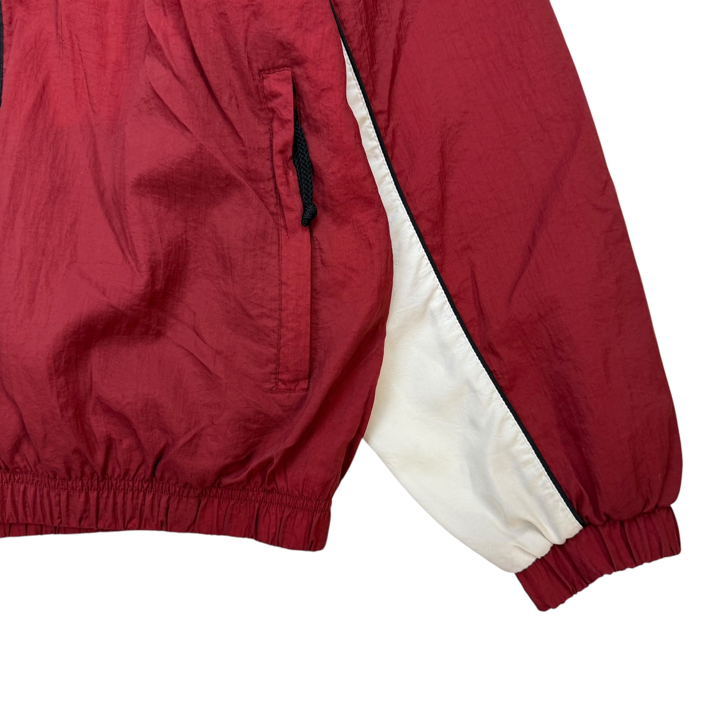 Vintage Nike Removable Sleeve Windbreaker Red/White