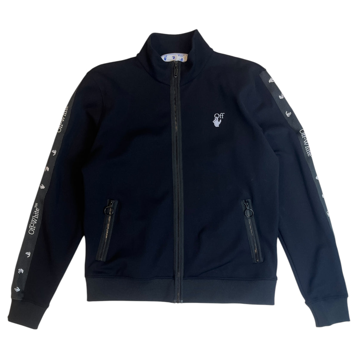 Off-White Knit Tape Track Jacket