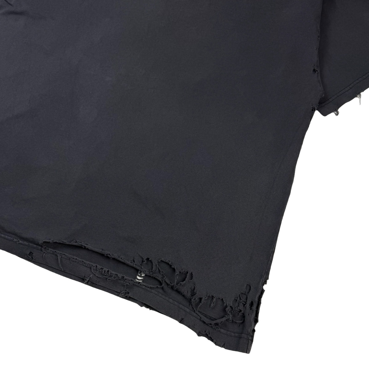 Balenciaga Speedhunters Distressed Oversized T-Shirt Dark Charcoal