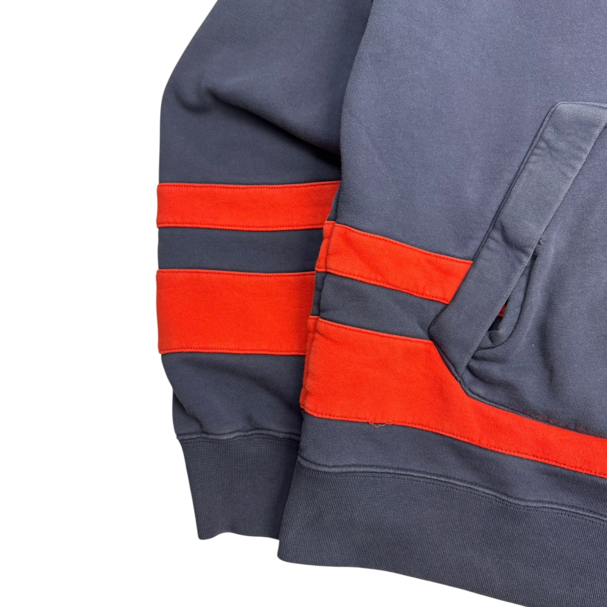 OVO Striped Quarter Zip Sweater Navy