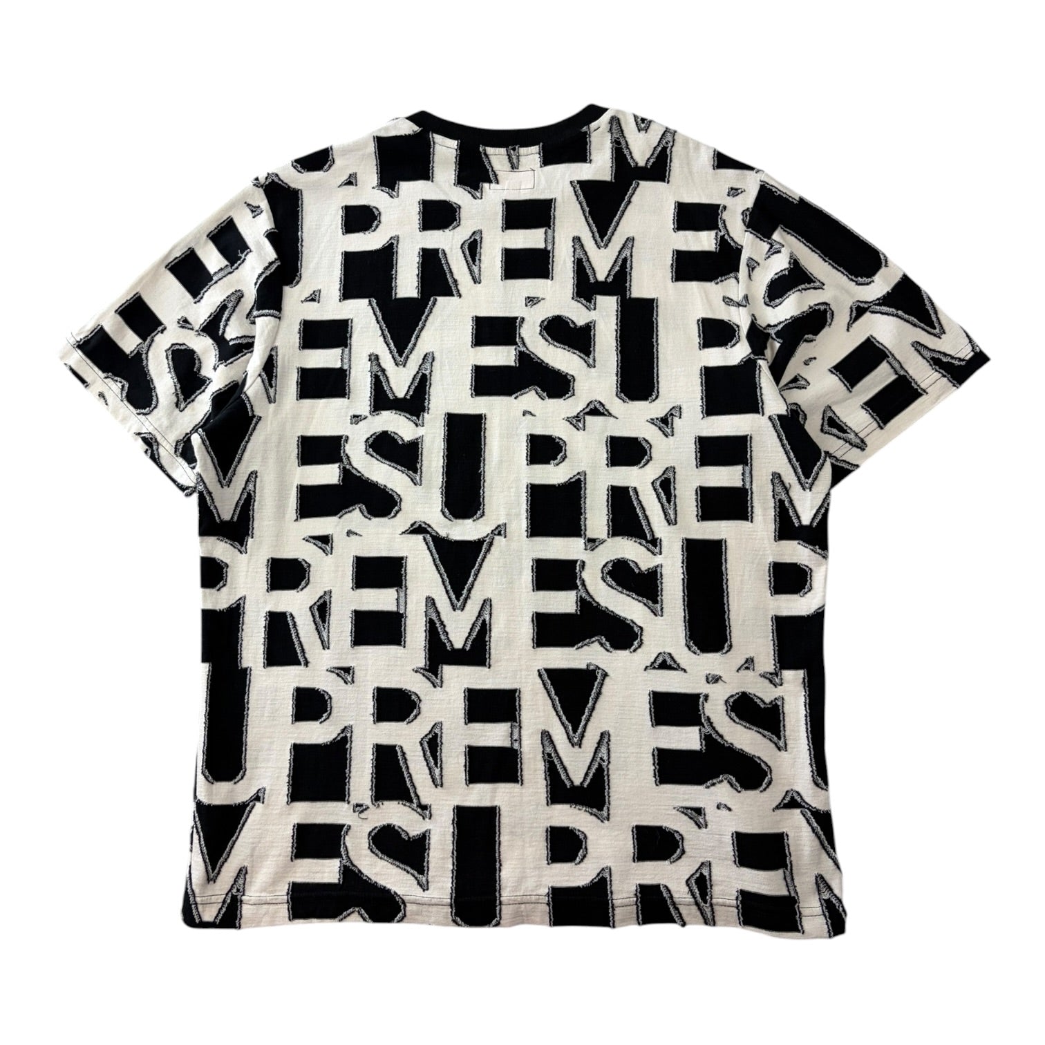 Supreme SS20 Spellout T-Shirt White/Black
