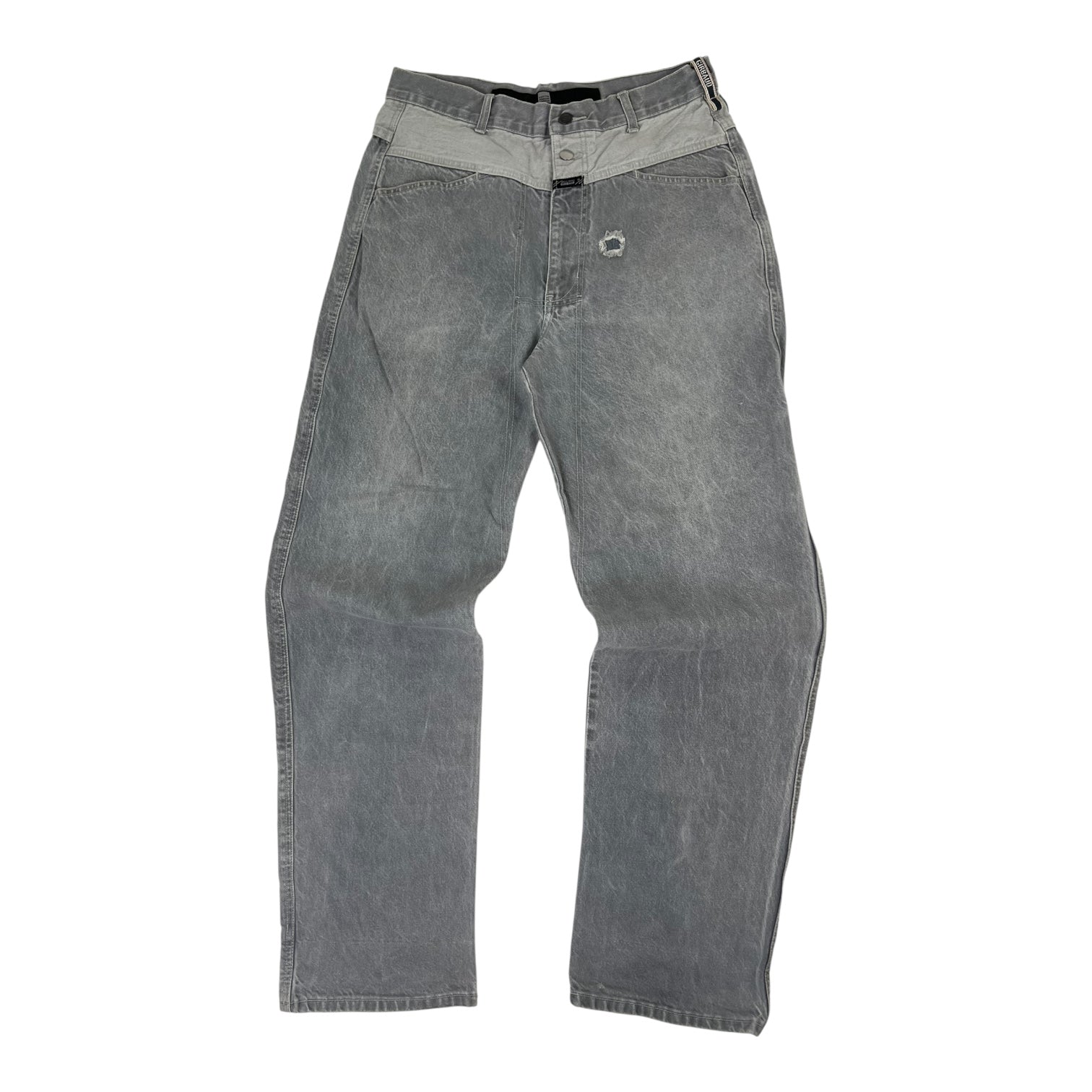 Vintage Y2K Marithe Francois Girbaud Baggy Denim Pant Grey