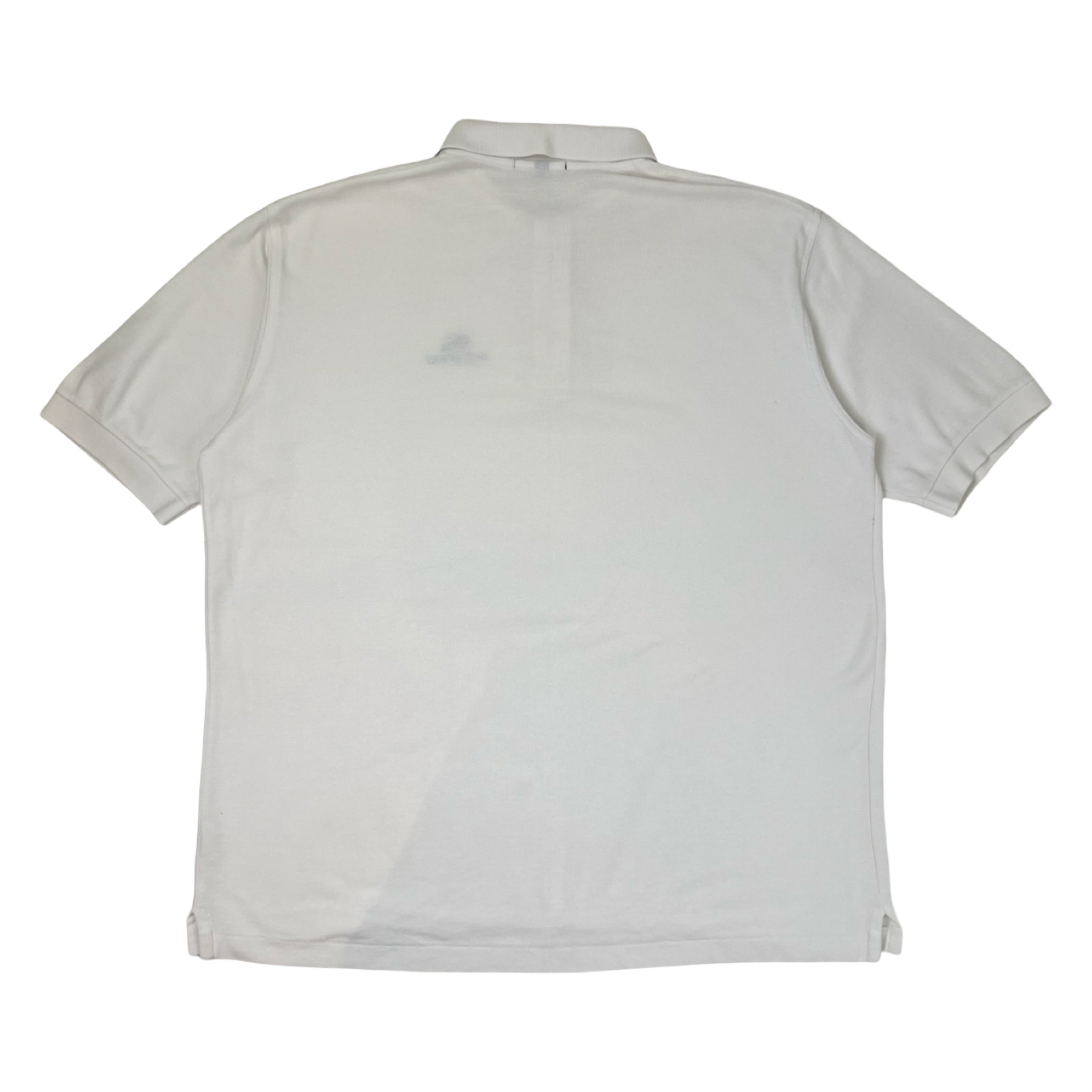 Vintage Burberry “Equestrian Knight” Polo Shirt White