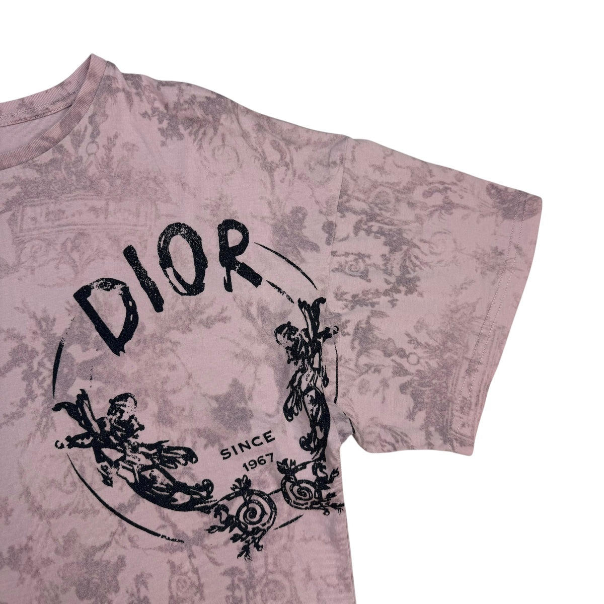 (Y) Dior Toile de Jouy Tee Pink