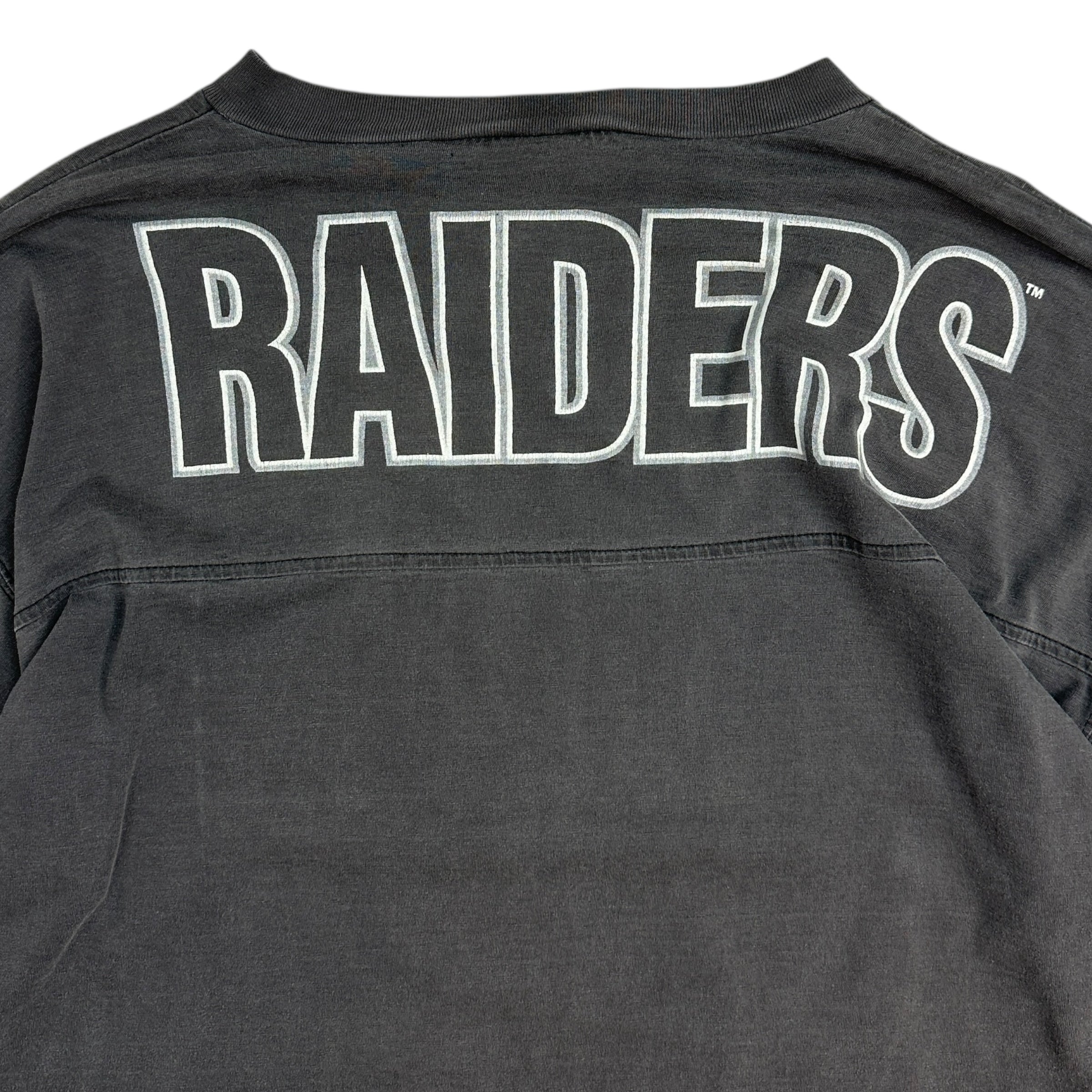 1995 Oakland Raiders Baseball Tee 3/4 Sleeve