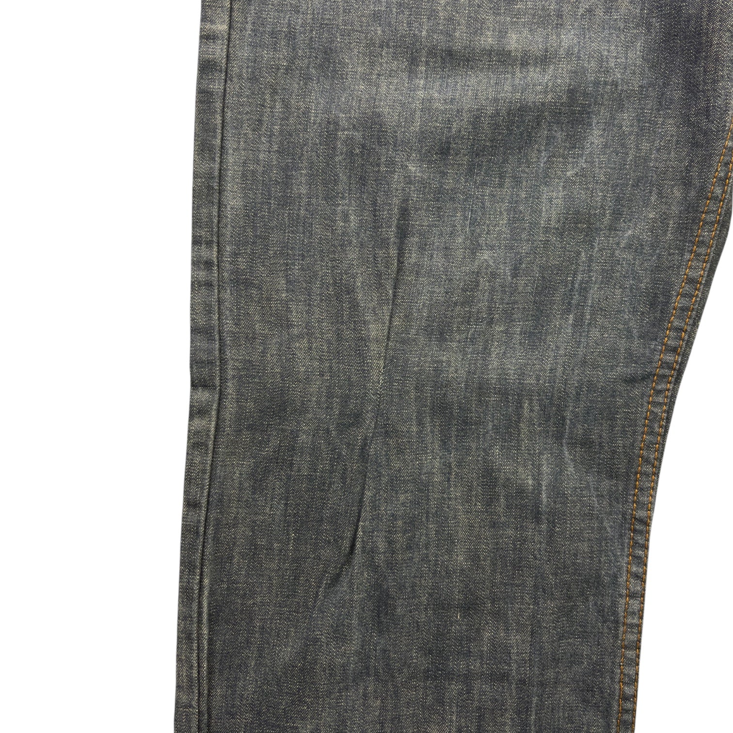 (W) Moschino Embroidered Dark Wash Jeans