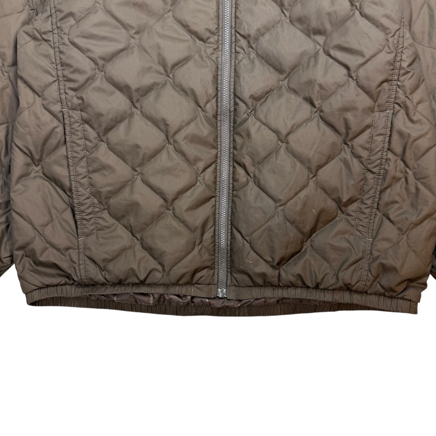 Vintage The North Face Quilted Jacket Brown