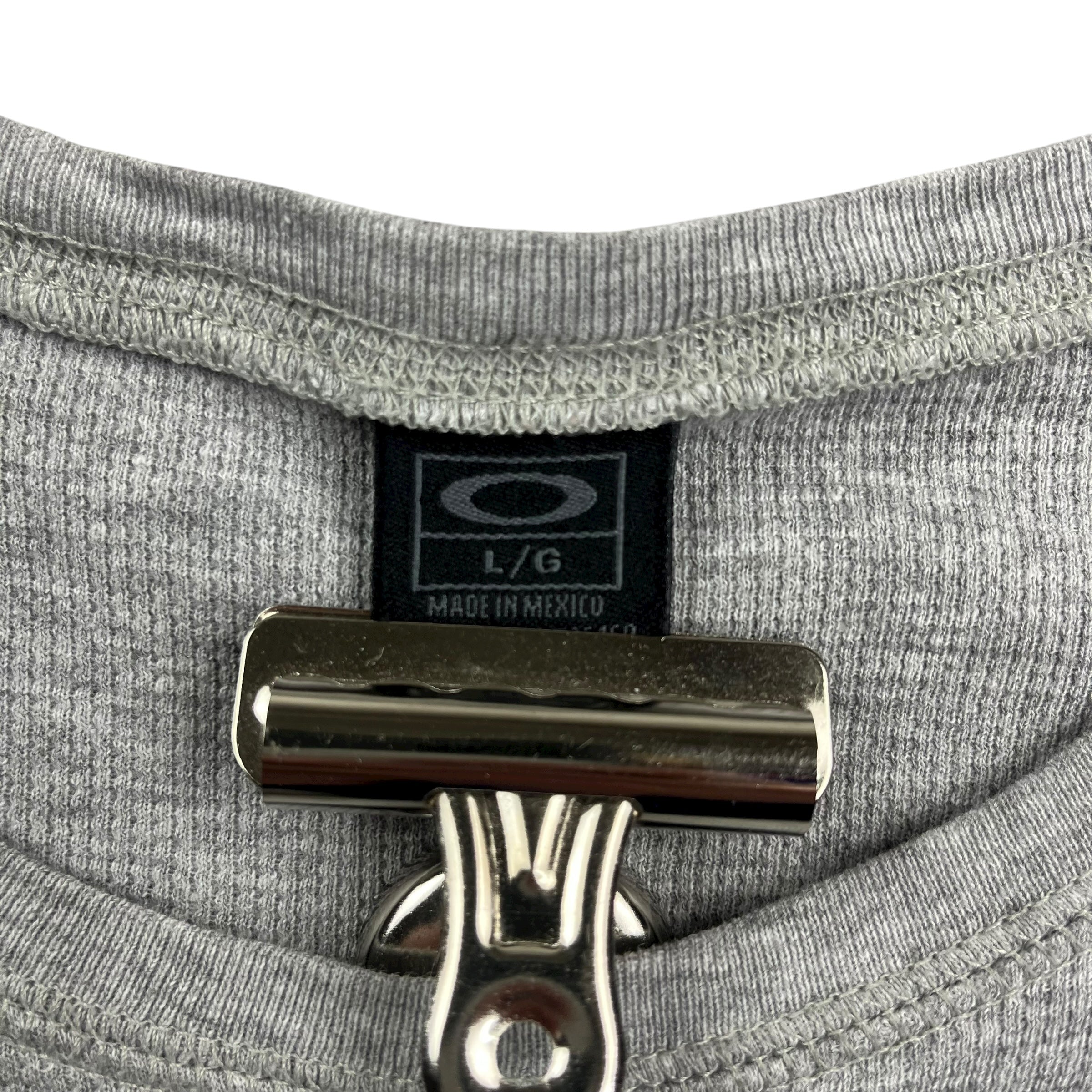 Vintage Oakley Longsleeve Tee Light Grey