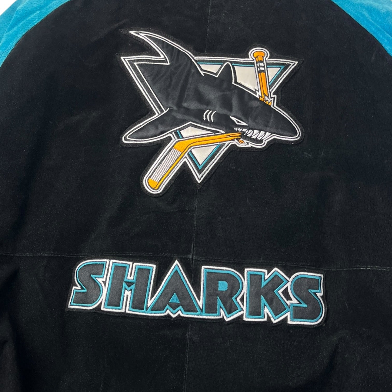 Vintage San Jose Sharks NHL Suede Jacket
