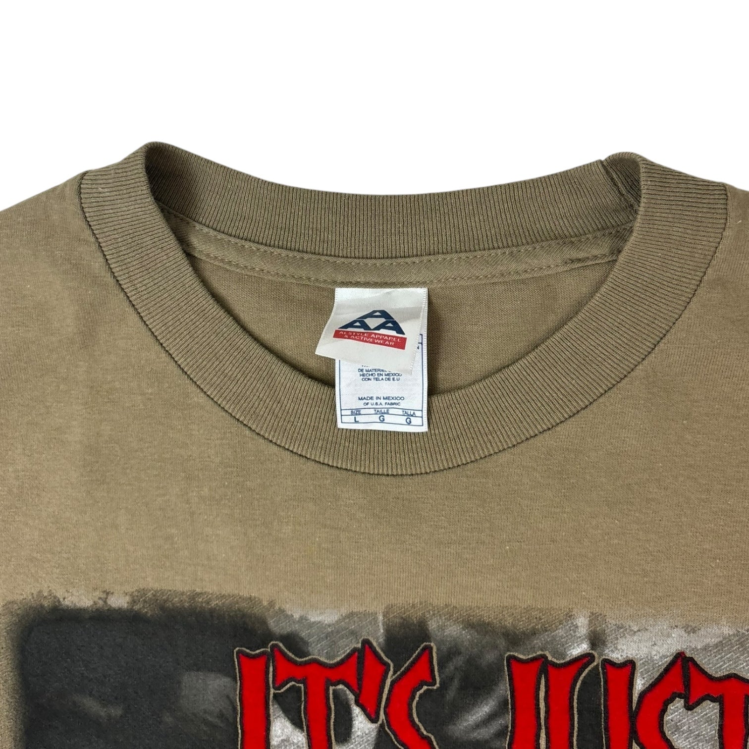 Vintage 2005 Monty Python “It’s Just A Flesh Wound” T-Shirt Tan