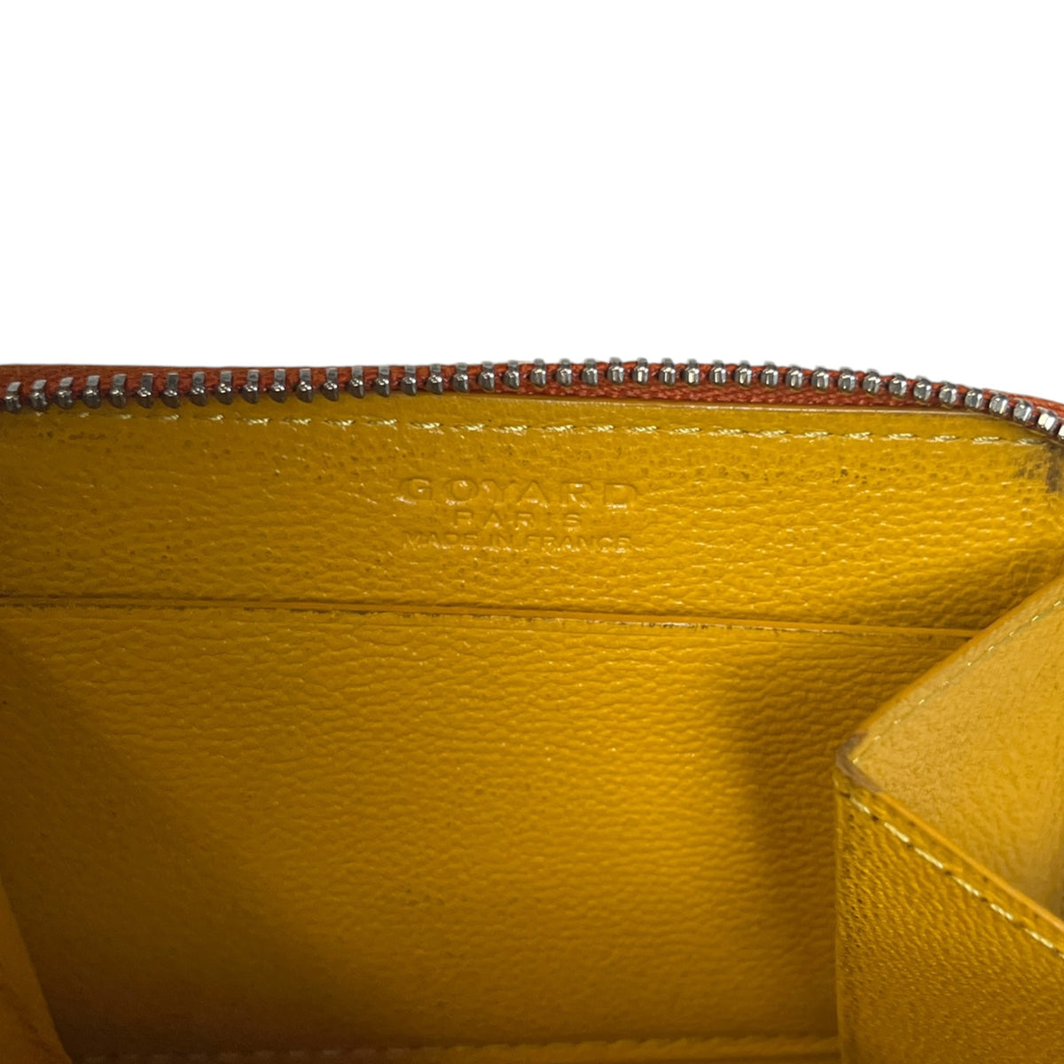 Goyard Matignon Mini Zip Wallet Orange