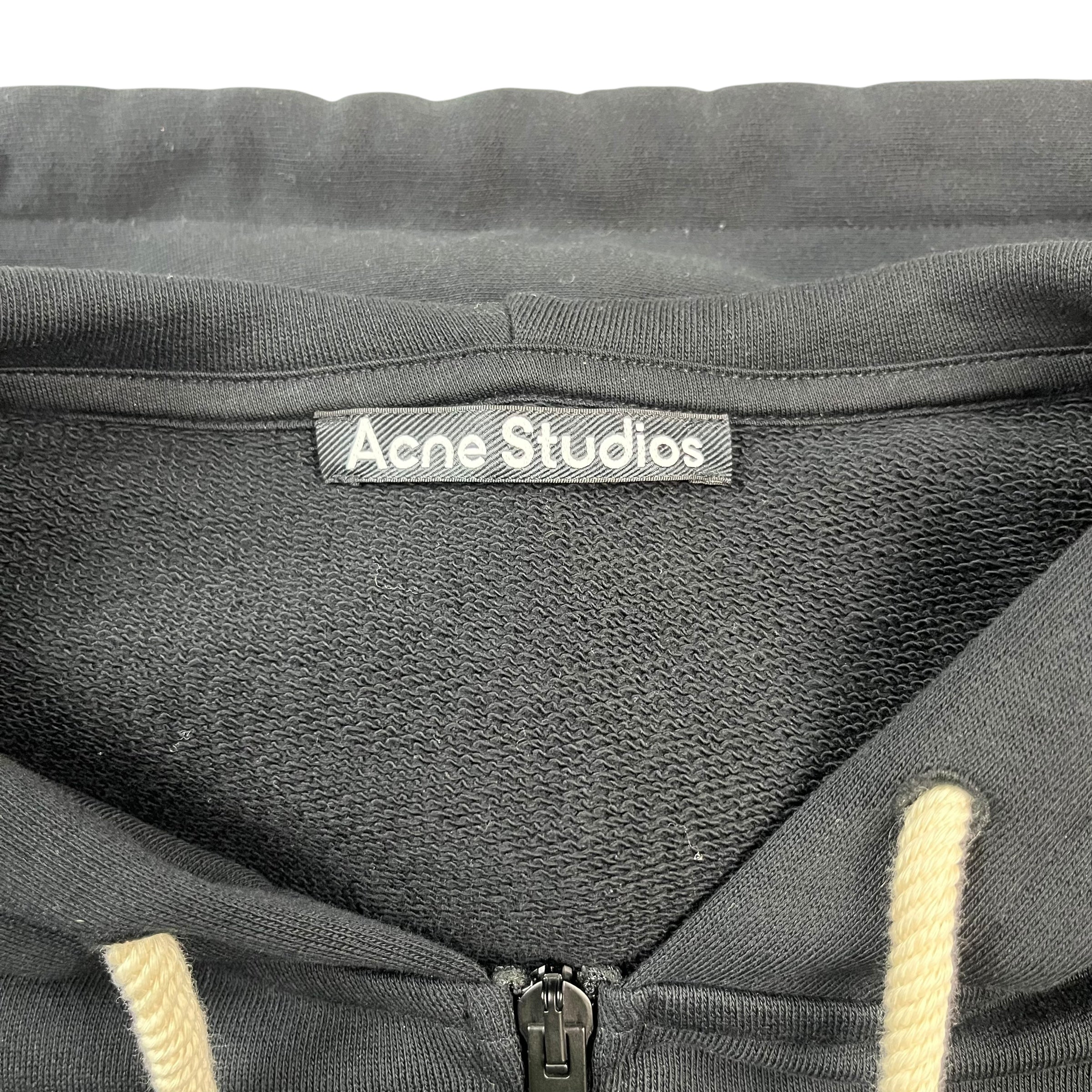 Acne Studios Zip Hoodie Black
