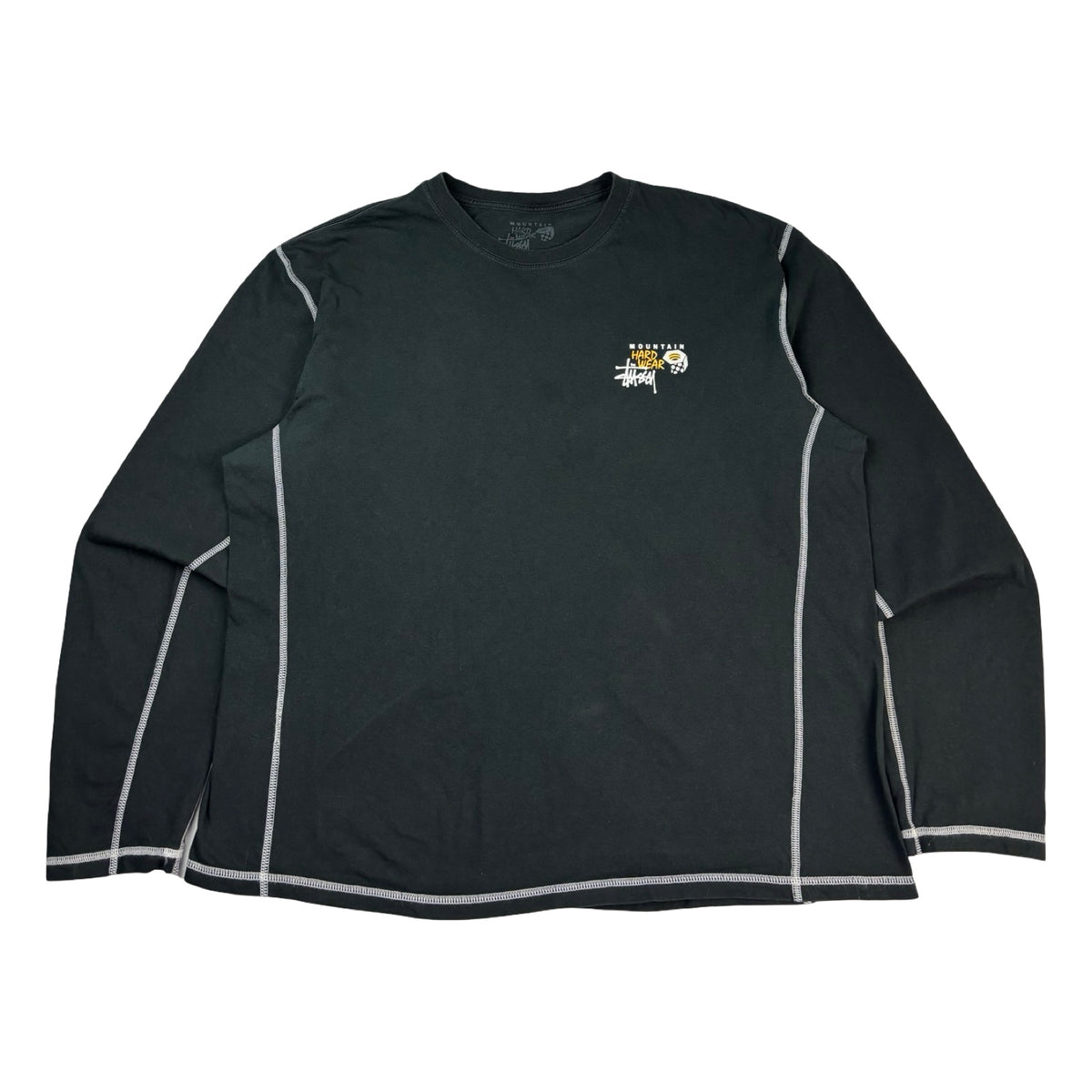 Stussy x Mountain Hardware Contrast Stitch L/S T-Shirt Black