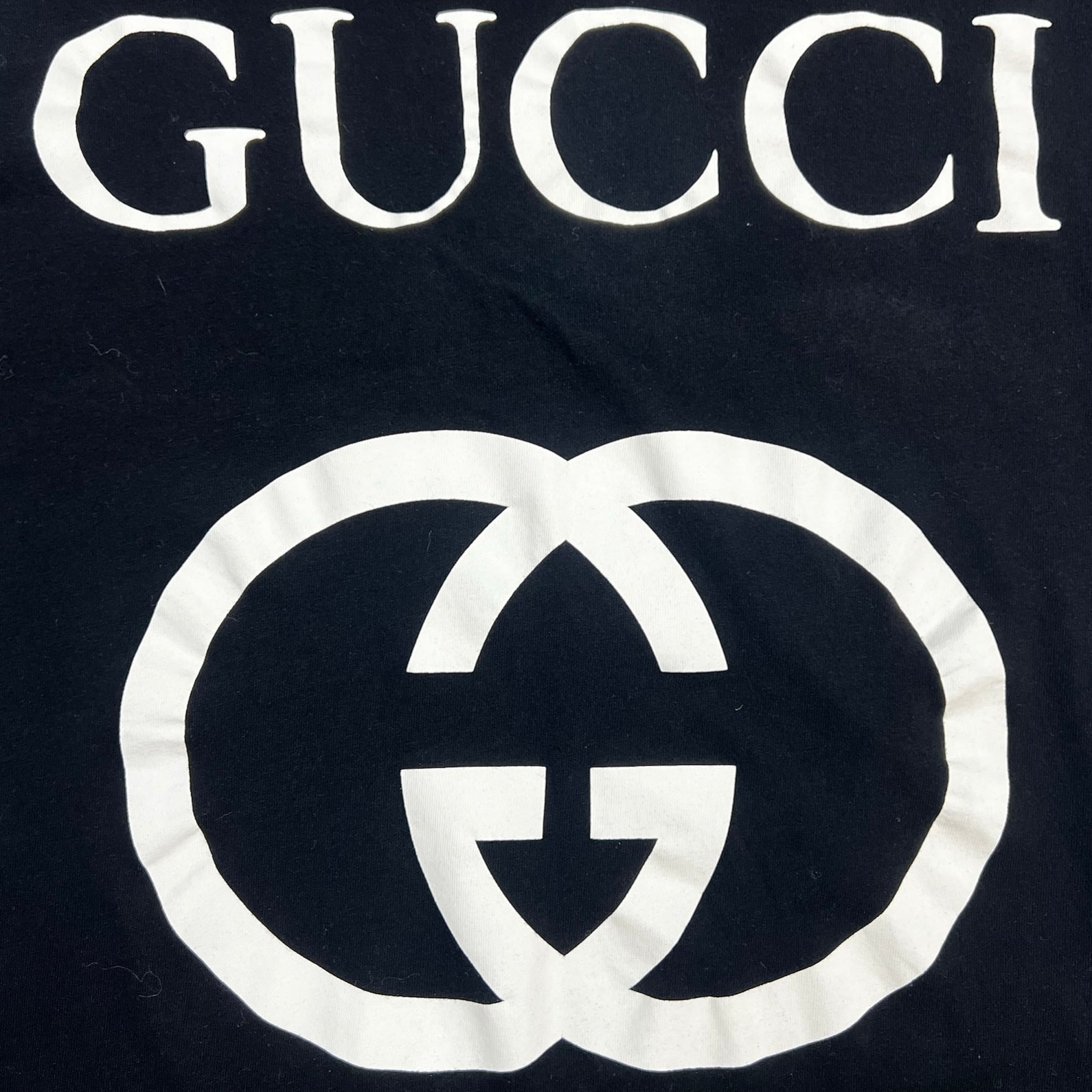 Gucci GG Logo Tee Black