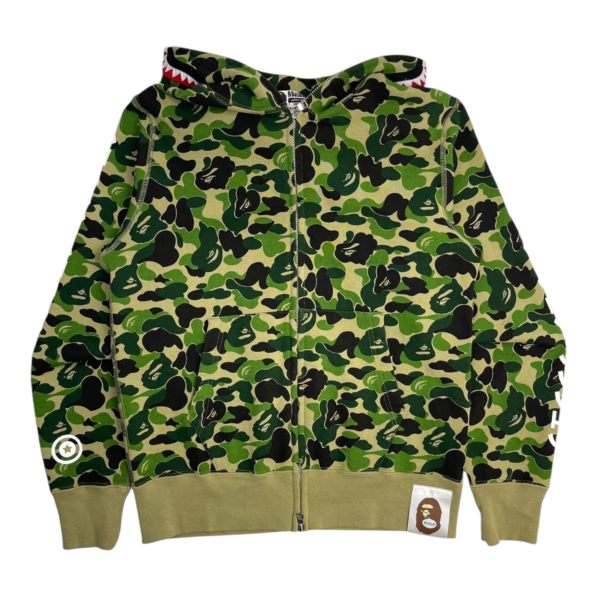 A Bathing Ape Made In Japan WGM Shark Full Zip Hoodie