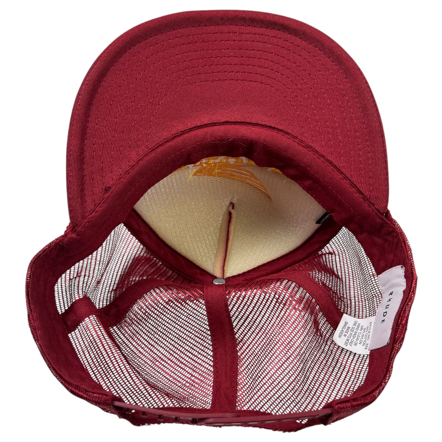 Rhude Rhonda Trucker Cap Burgundy