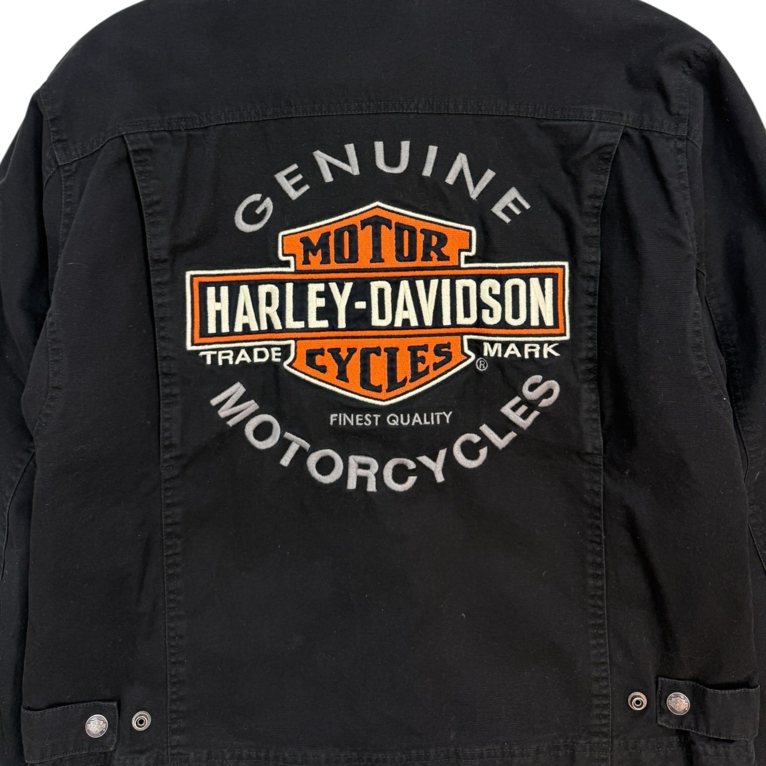 Vintage Harley Davidson Jacket Black