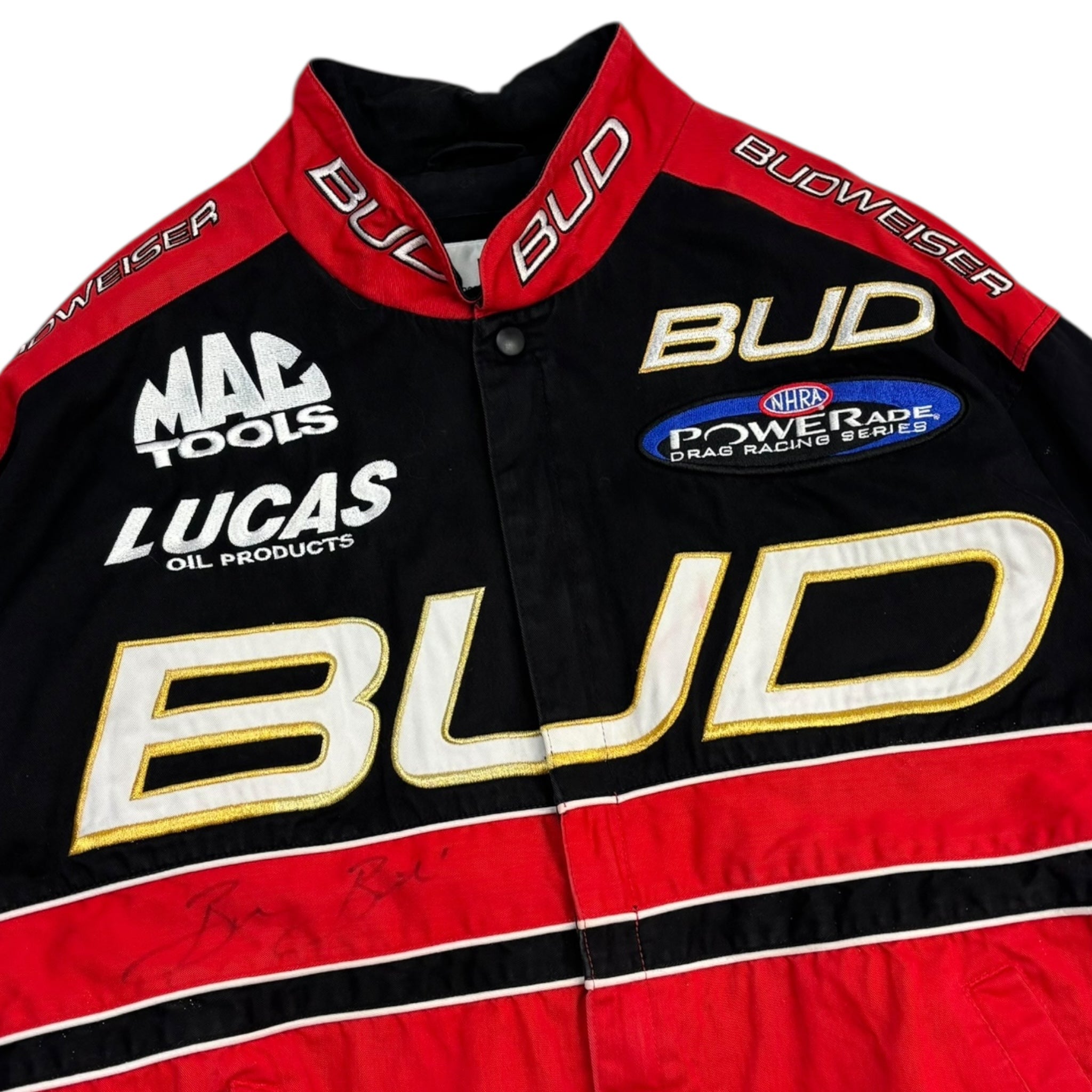 Vintage Budweiser "BUD" NASCAR Racing Jacket