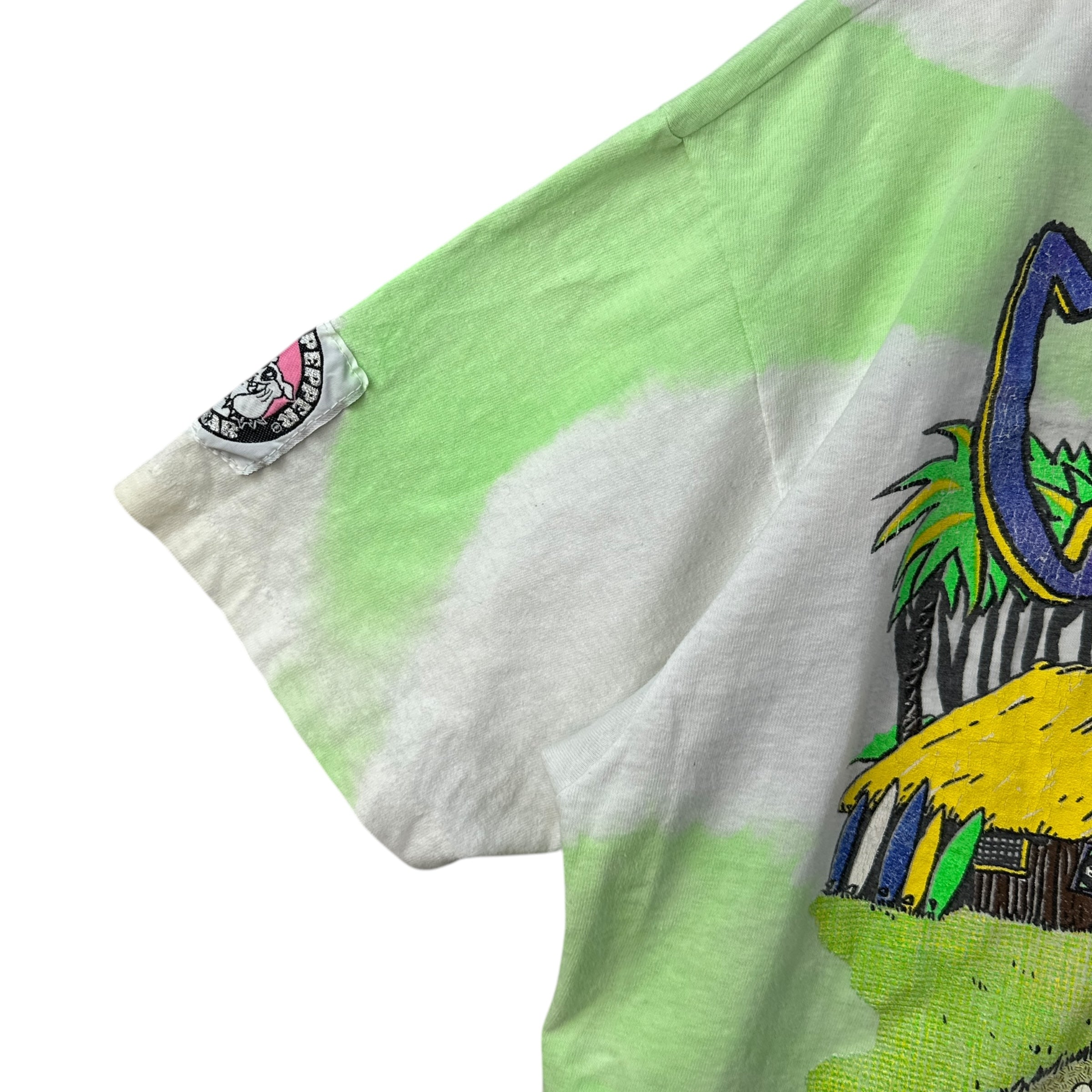 1990 Chip & Pepper Wetwear Neon Tie Dye Tee