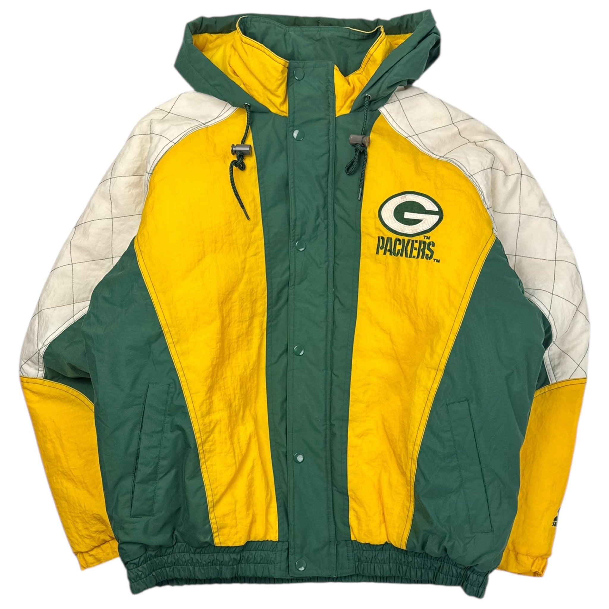 Vintage Green Bay Packers Starter Full-Zip Hooded Jacket