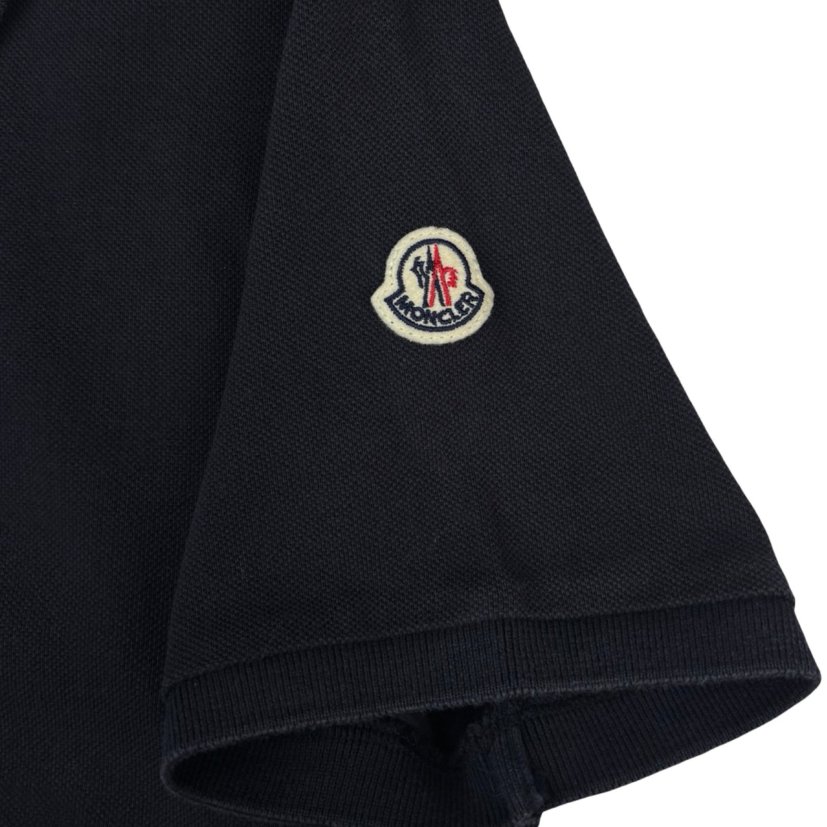 Moncler Manica Corta Polo-Shirt Black