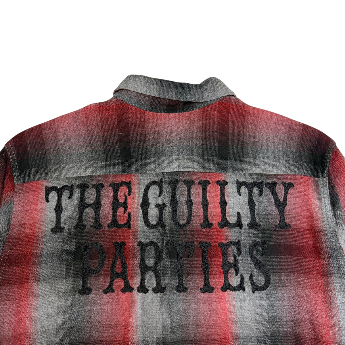 Wacko Maria The Guilty Parties Chainstitch Flannel Red