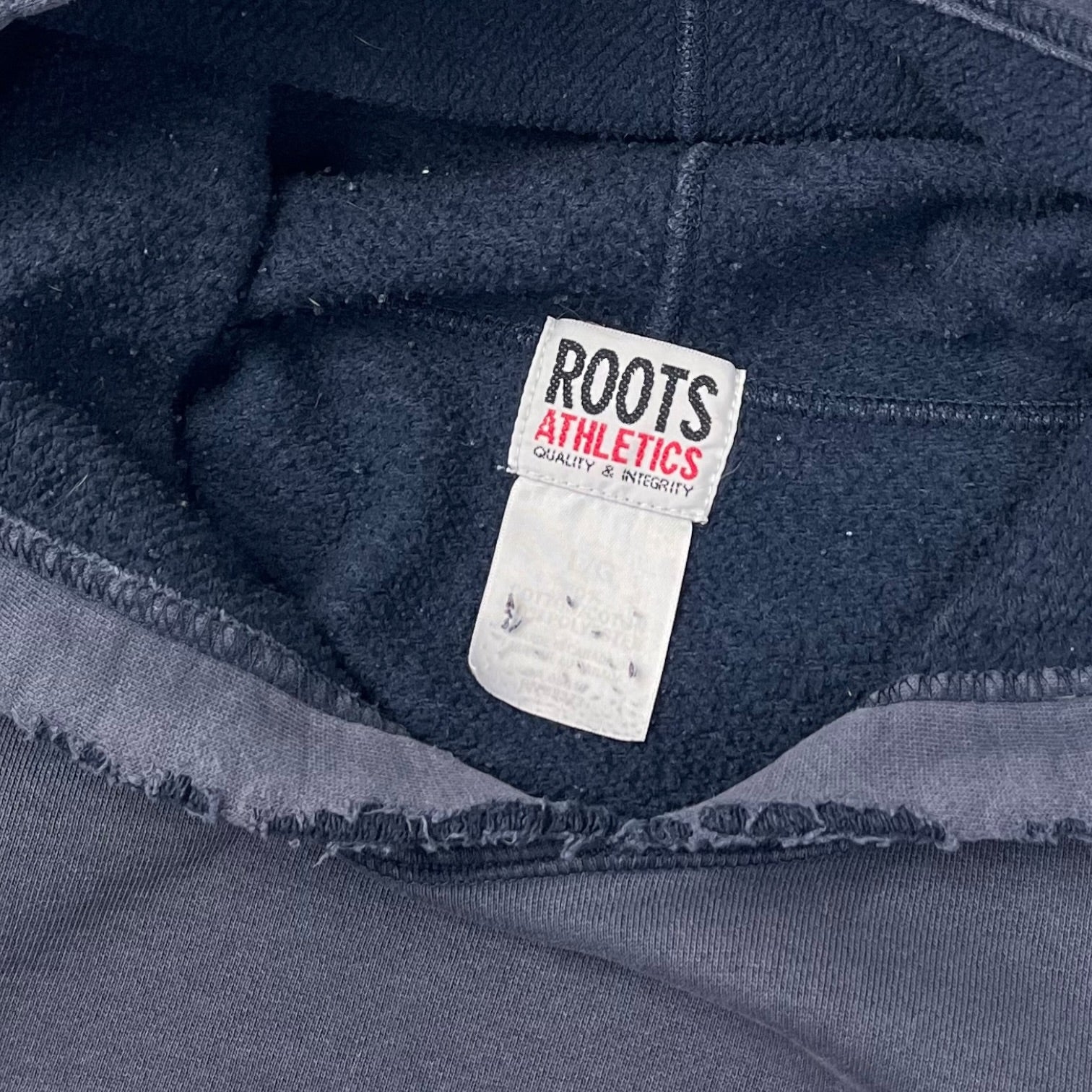 Vintage Roots 73 Faded Hoodie Navy