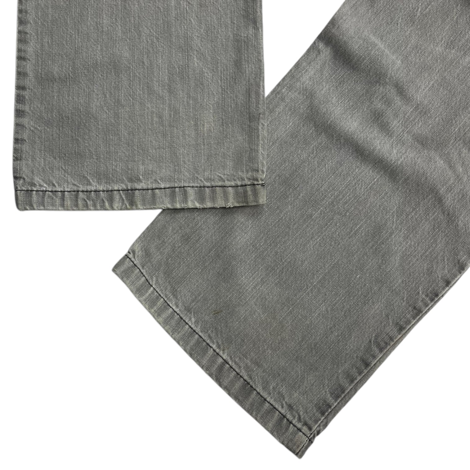 Y2K ROCAWEAR Pocket Embroidery Pants Stone Grey