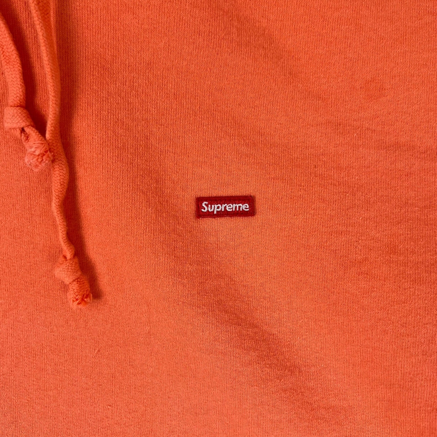 Supreme SS24 Small Box Pullover Hoodie Orange