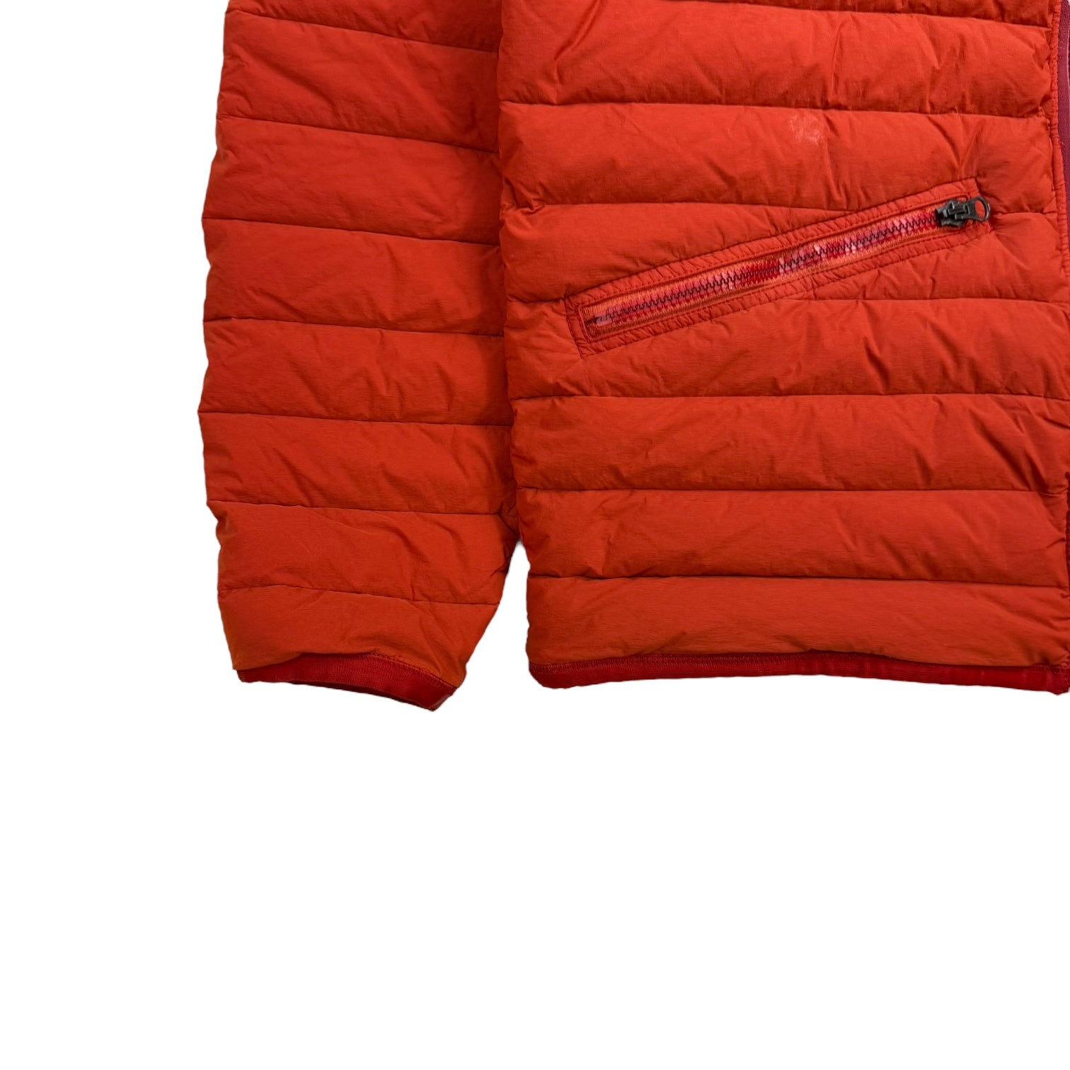 Stone Island Loom Woven Down Chambers Jacket Red