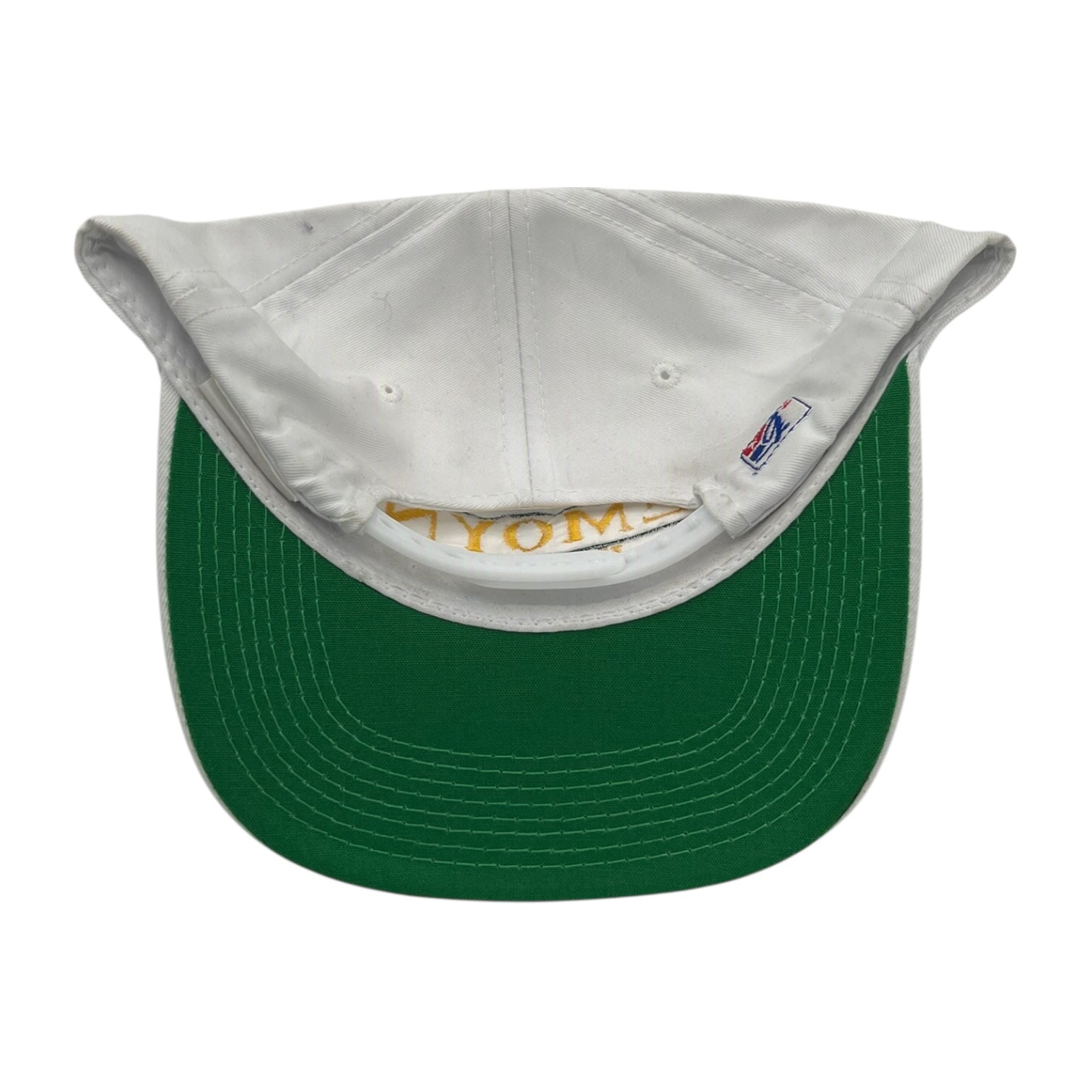 Vintage Lemoyne College Hockey Snapback Hat White