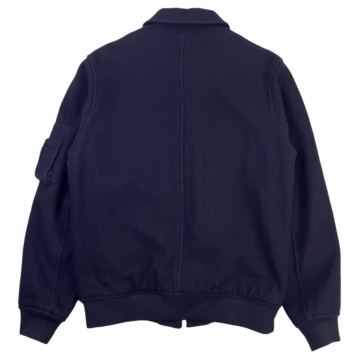 A.P.C. Wool Bomber Jacket Dark Navy