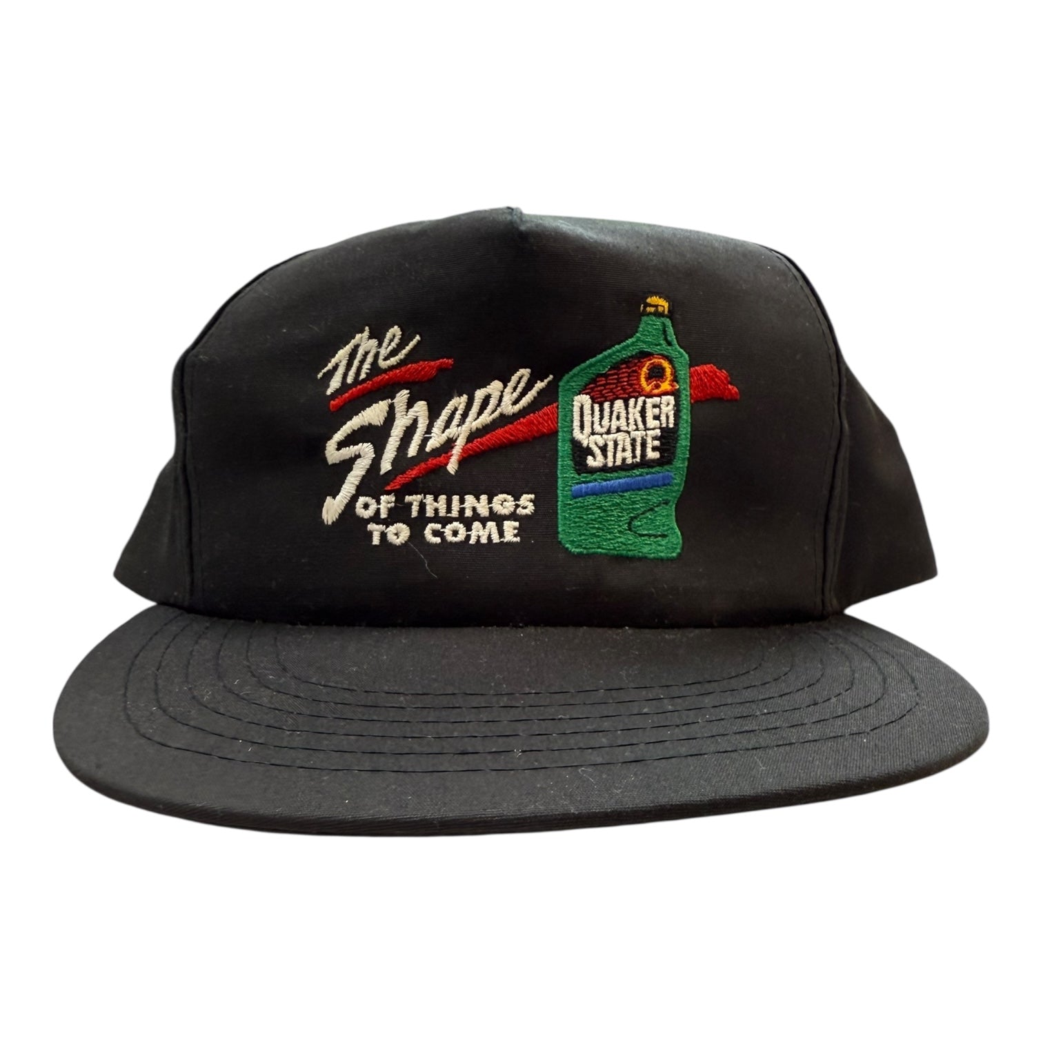 Vintage Quaker State ‘The Shape Of Things To Come’ Hat Black
