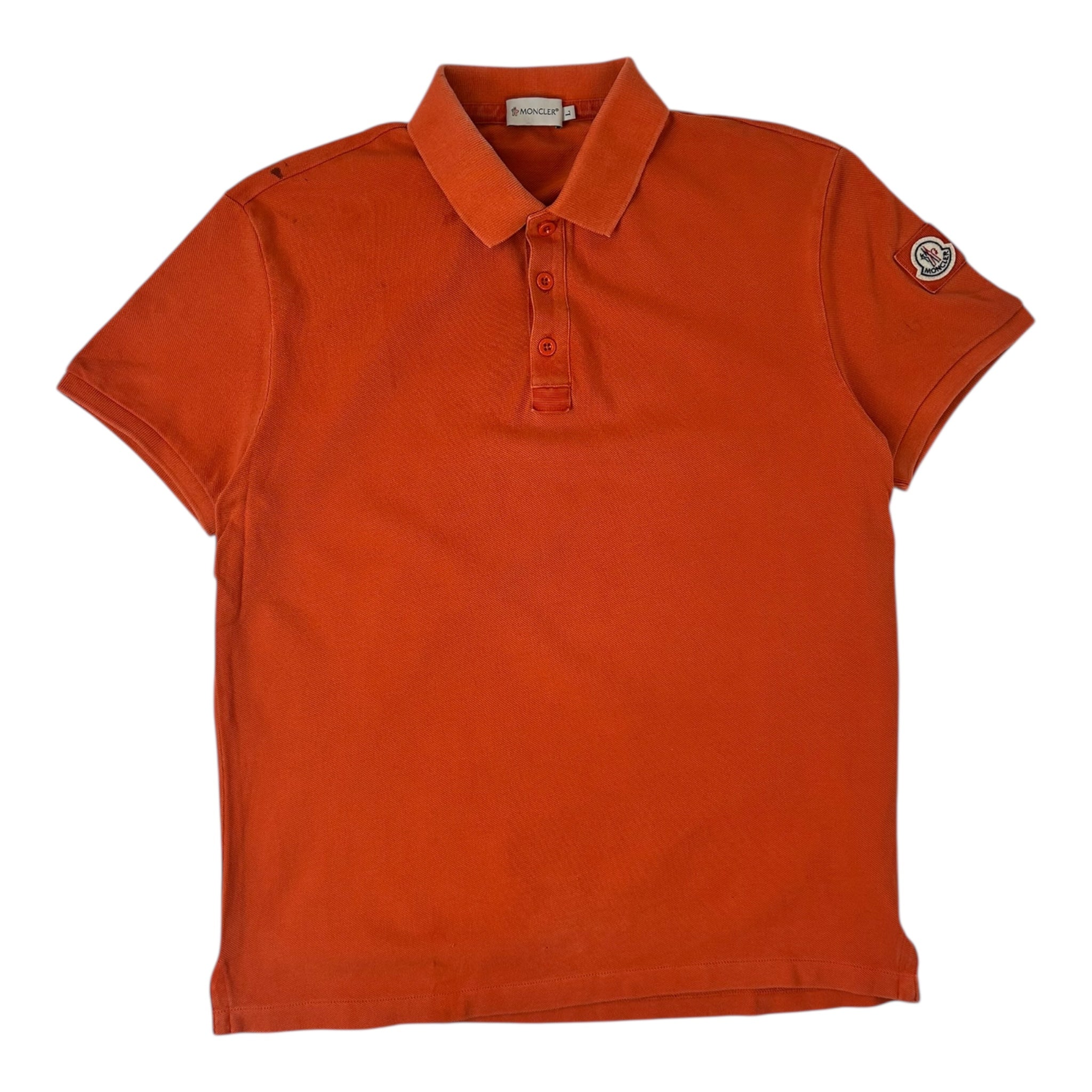 Moncler Polo T-Shirt Orange