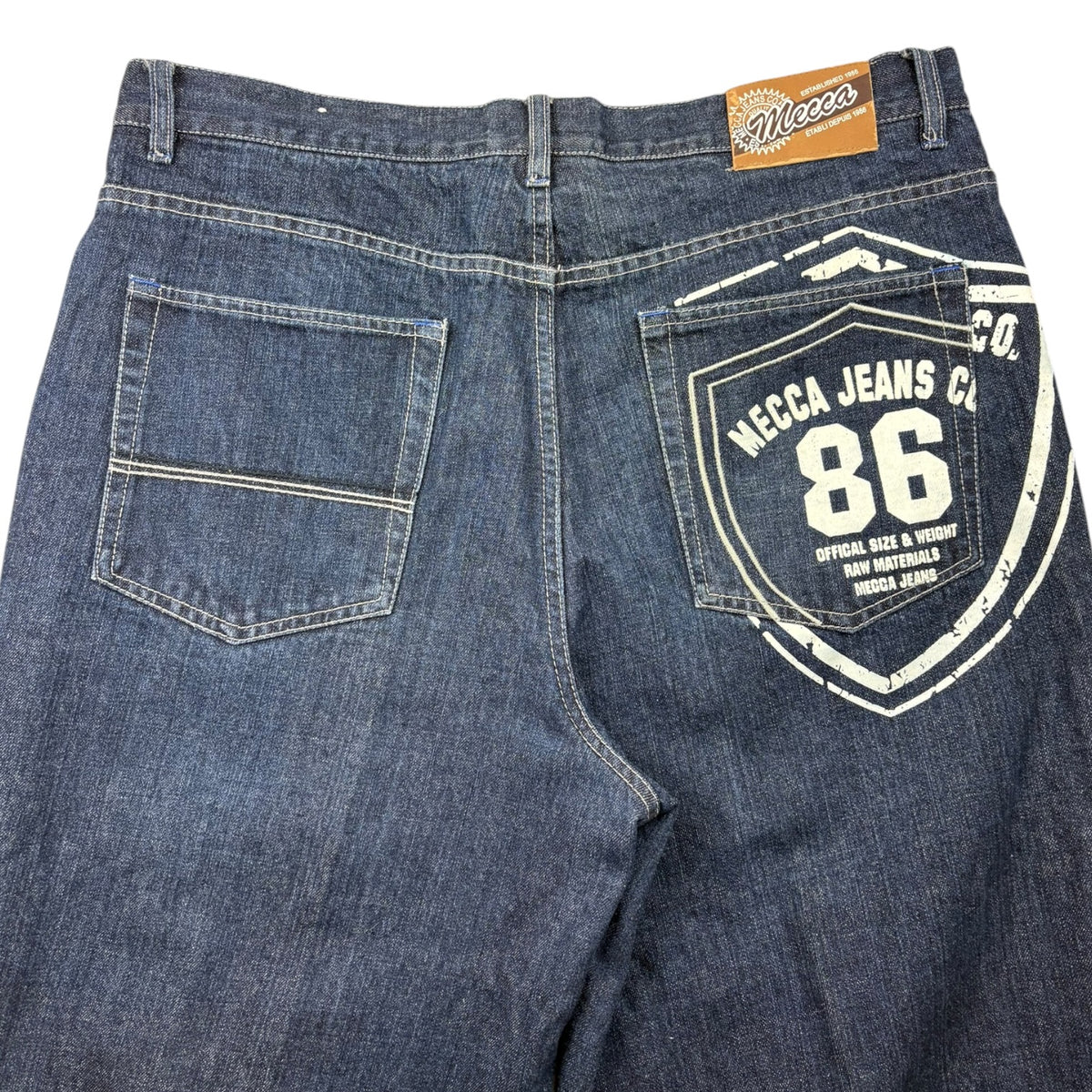 Y2K Mecca 86 Denim Jeans Dark Indigo