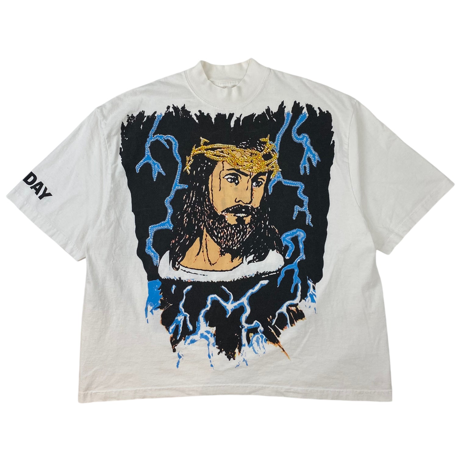 Kanye West JIK Lightning AWGE T-Shirt White