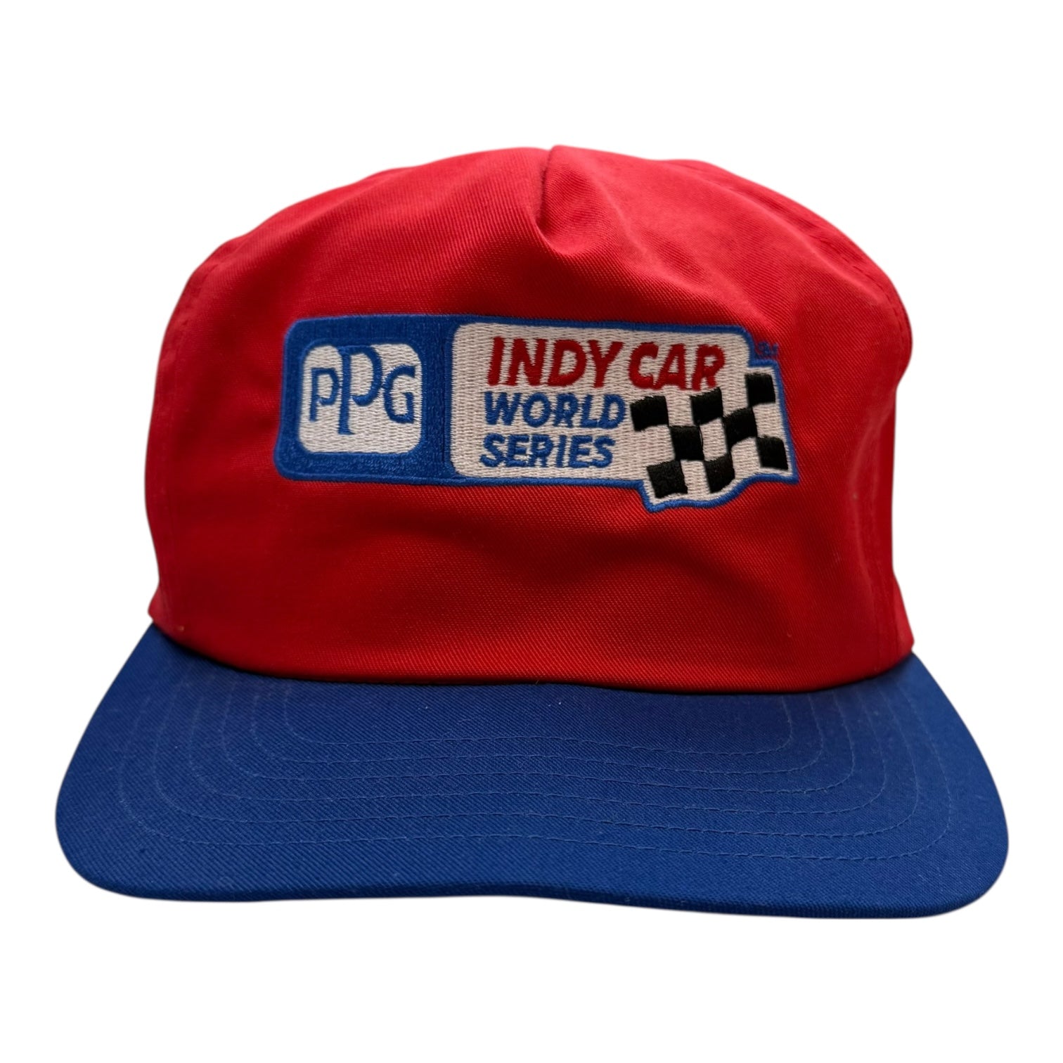 Vintage Indy Car World Series SnapBack Hat Red/Black