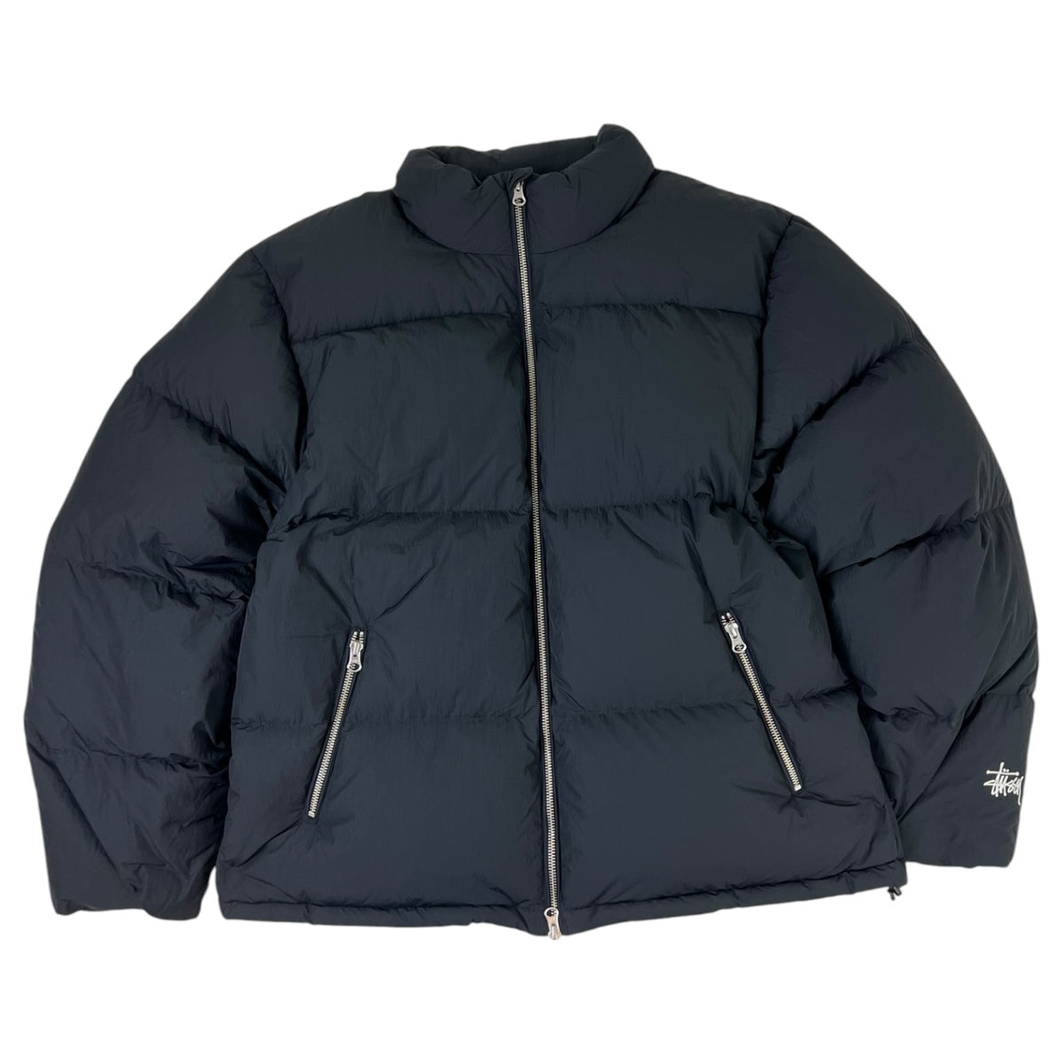 Stussy Nylon Down Puffer Jacket Black