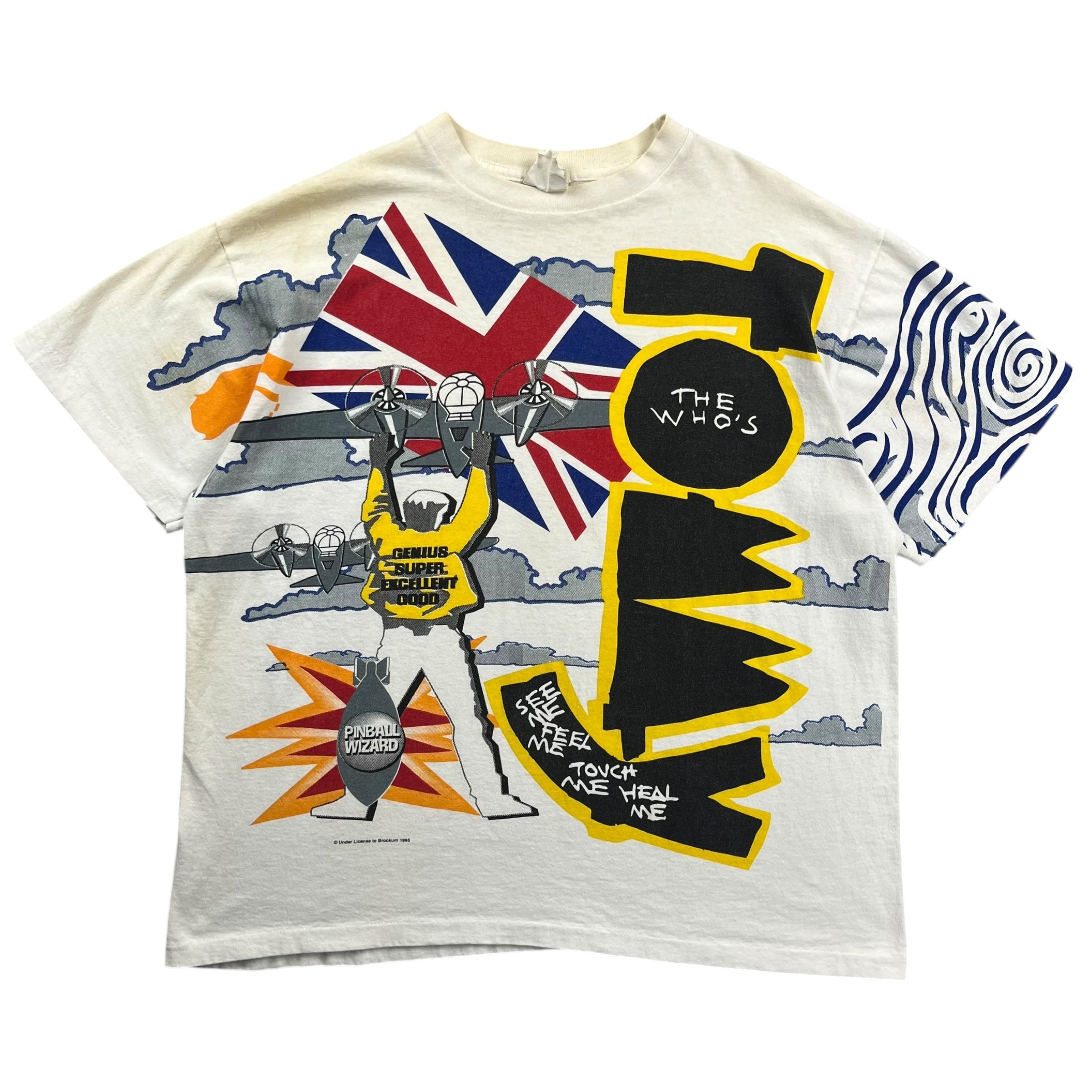 1995 The Who Pinball Wizard Tee White