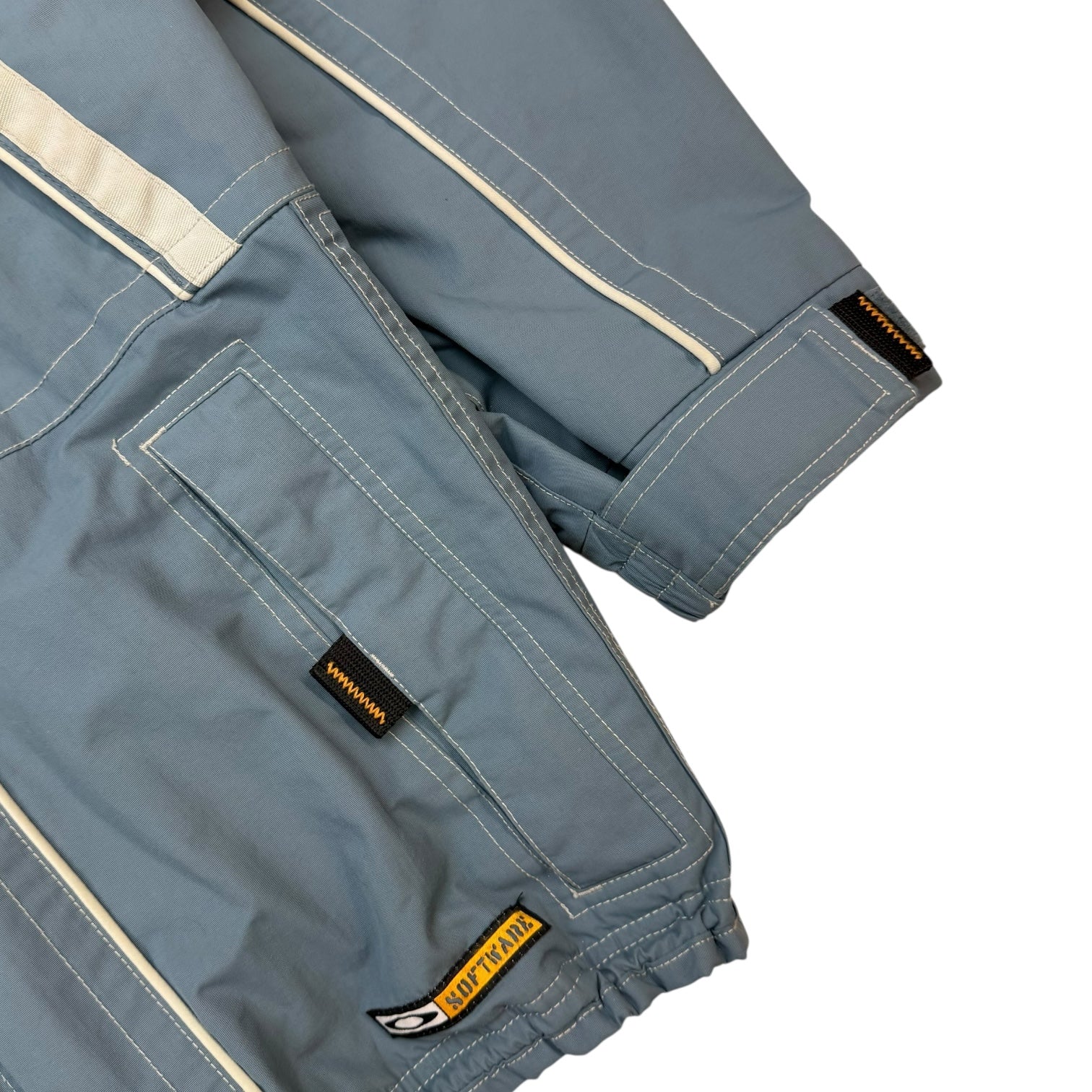 Vintage Oakley Software Windbreaker Jacket Light Blue